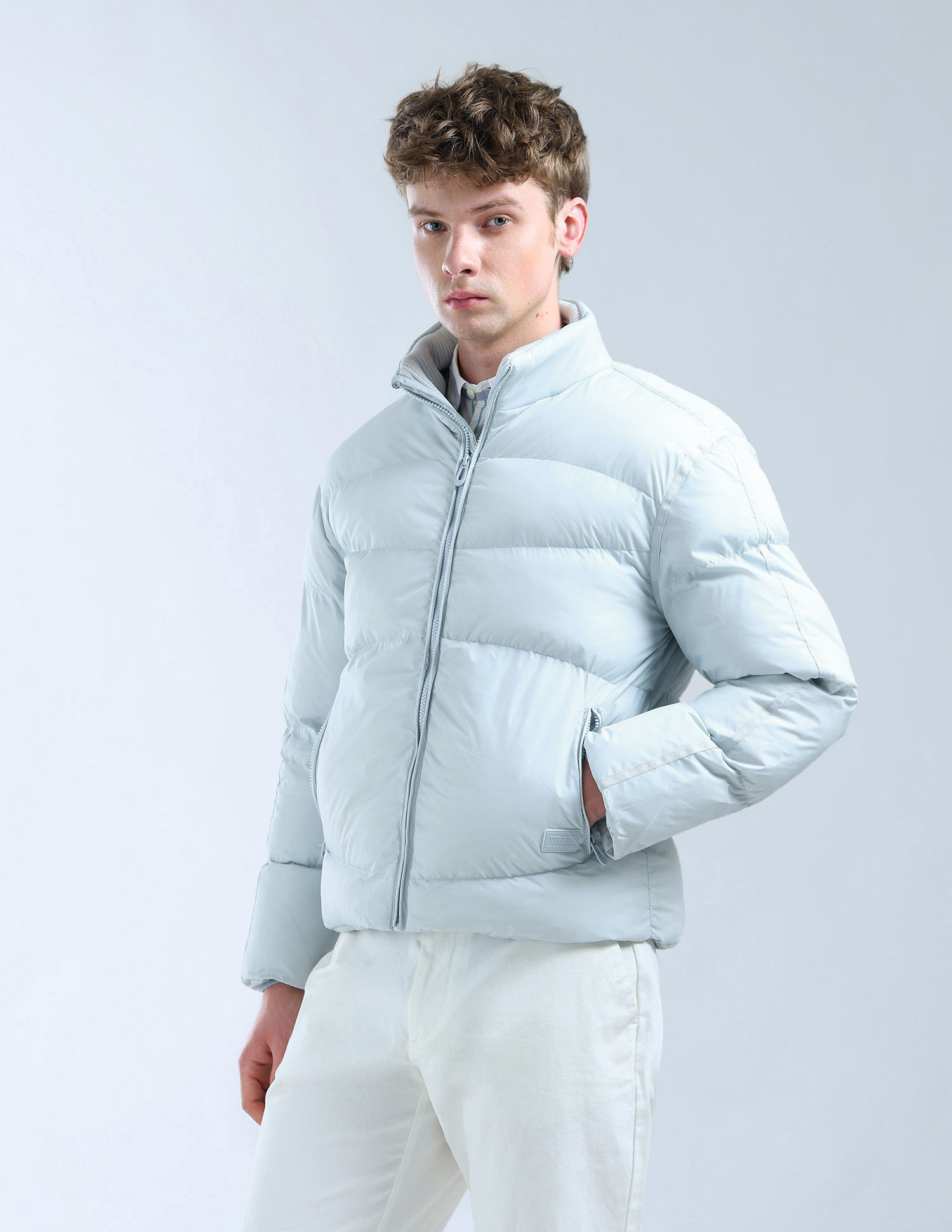 Flying Machine Oversized Fit Puffer Jacket