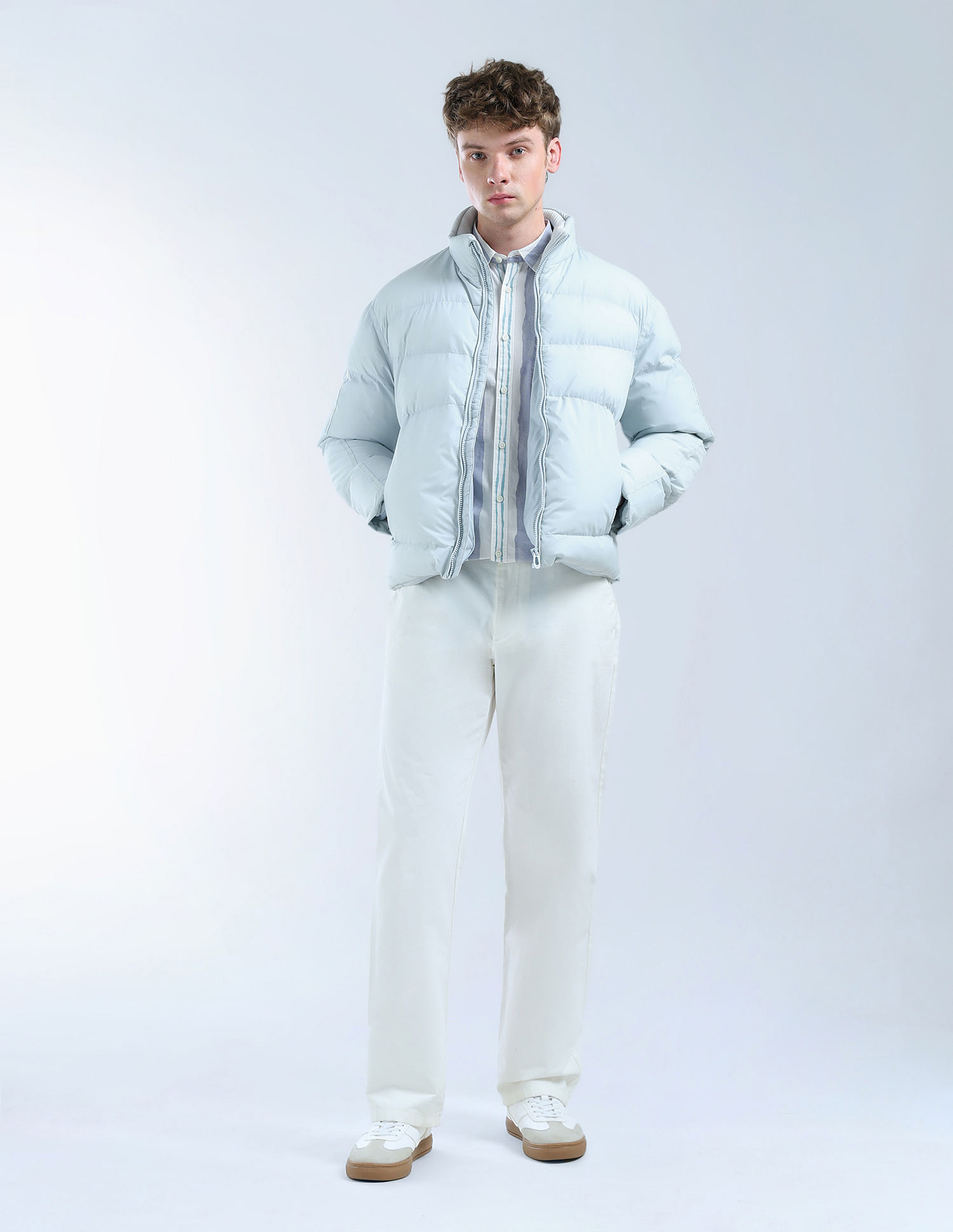 Flying Machine Oversized Fit Puffer Jacket