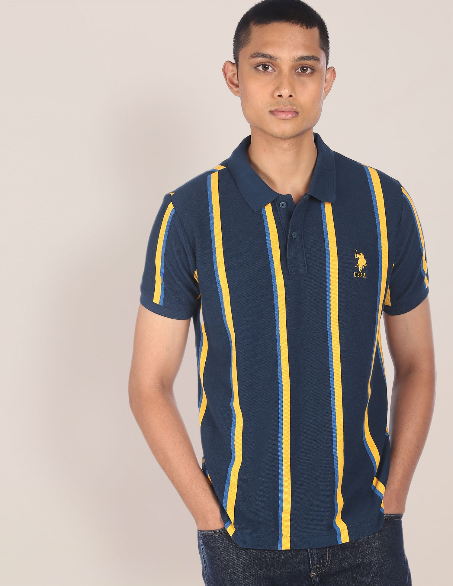 U.S. Polo Assn. Striped Polo Shirt