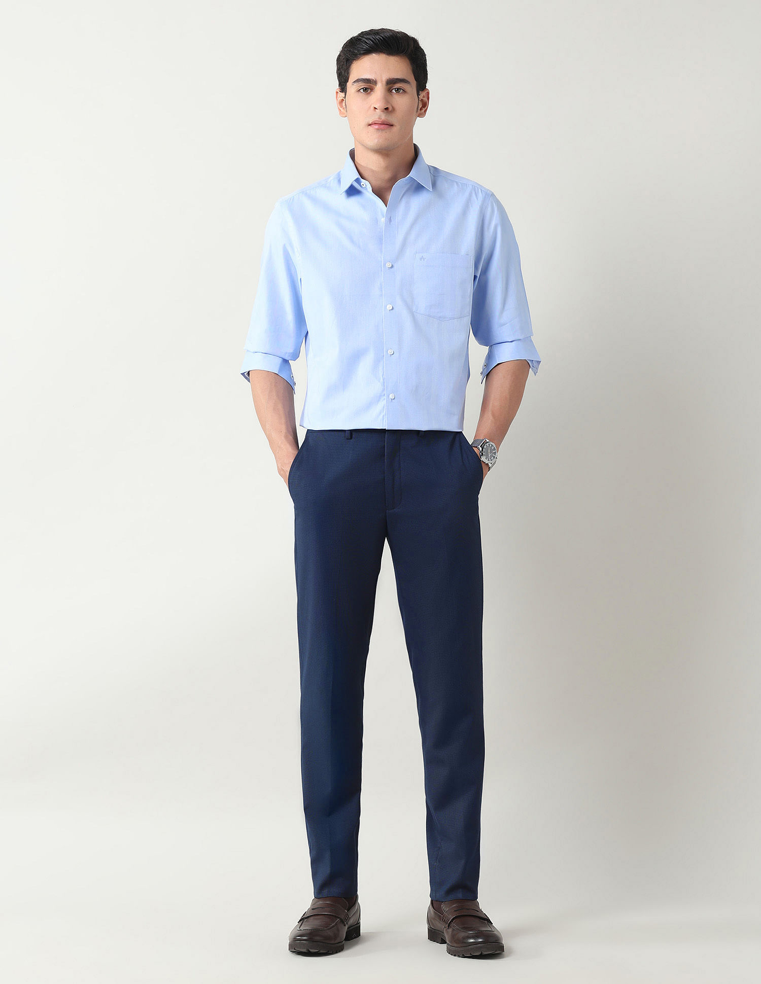 Arrow Liberty Classic Fit Pure Cotton Twill Shirt