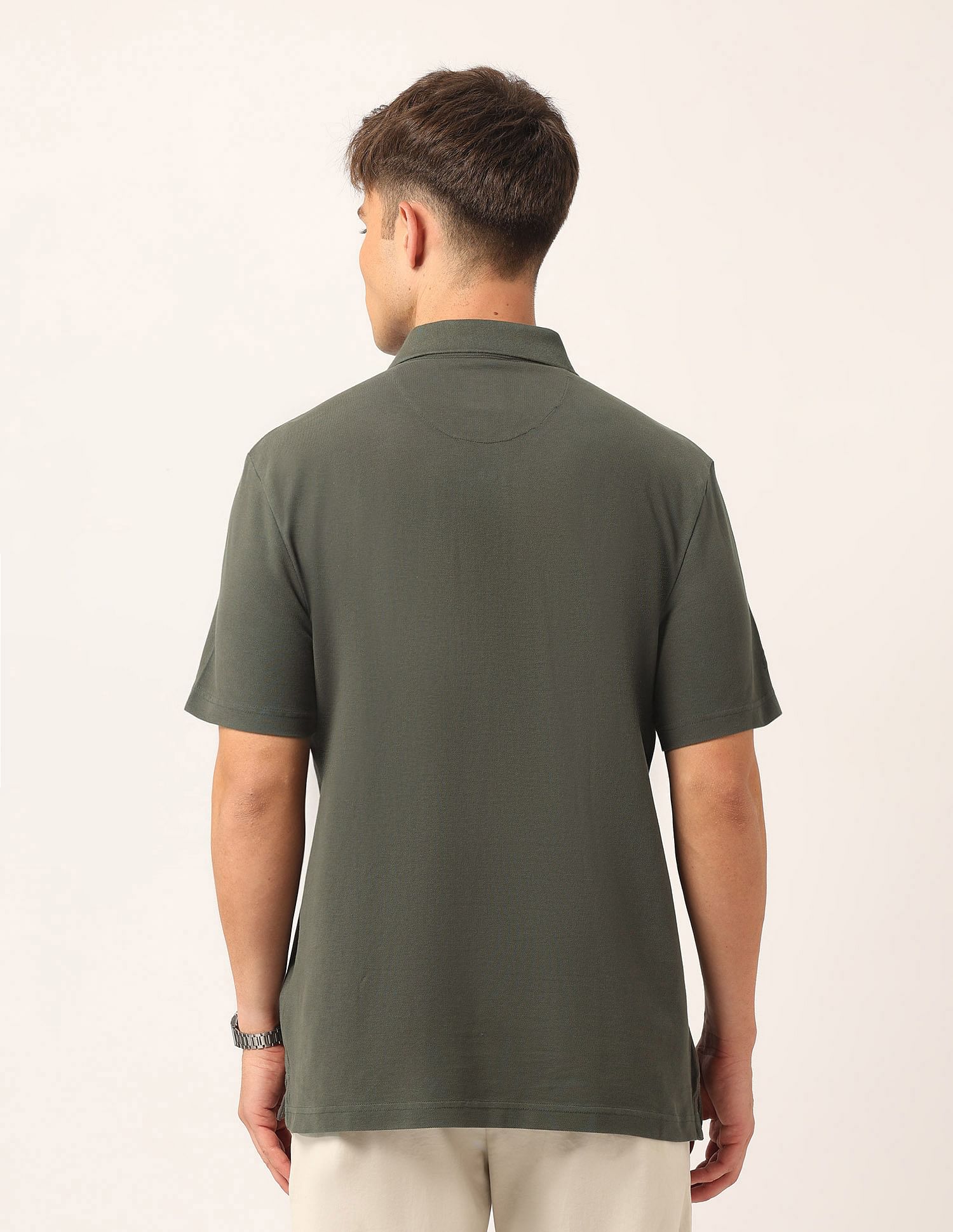 U.S. Polo Assn. Denim Co. Solid Relaxed Fit Polo Shirt