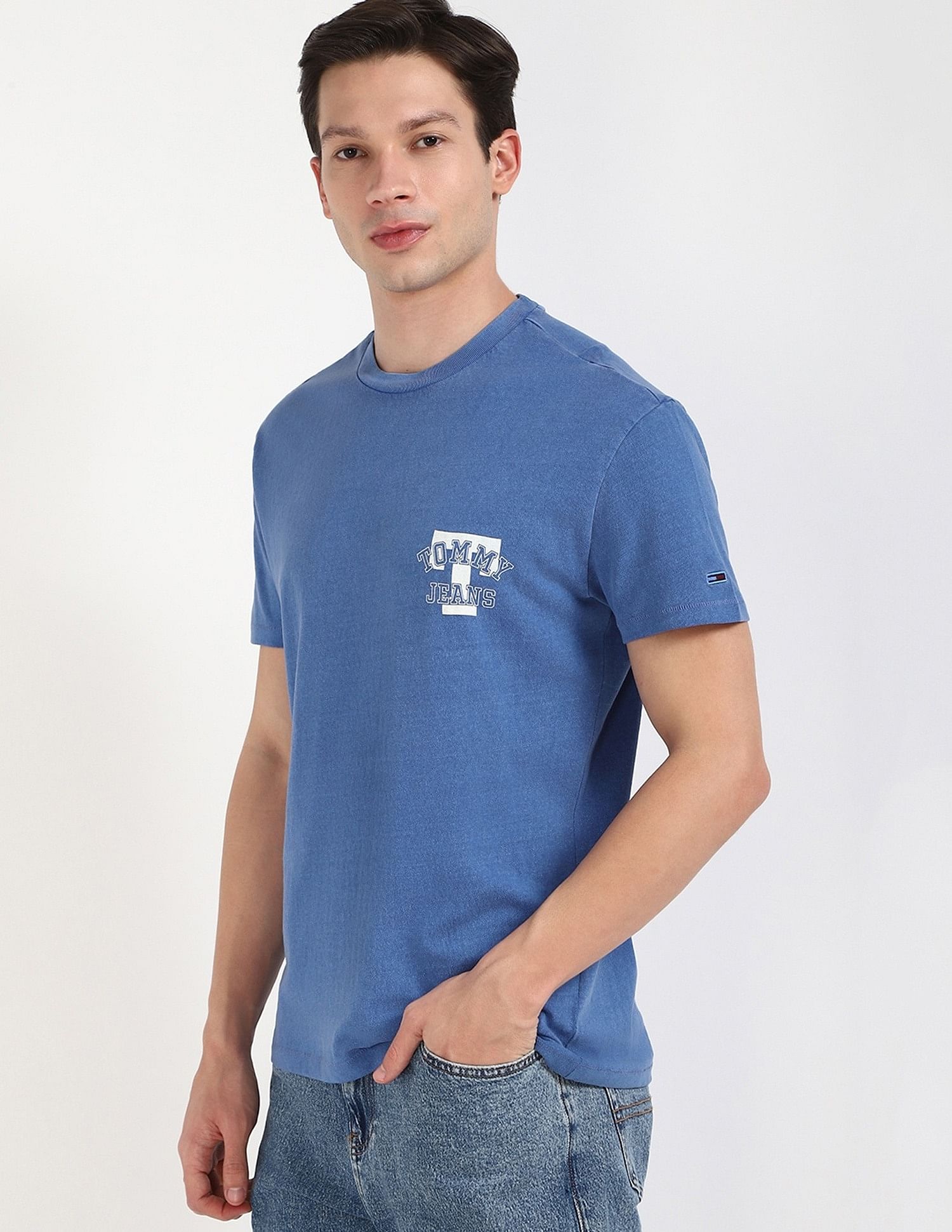 Tommy Hilfiger Logo Regular-Fit Cotton T-Shirt