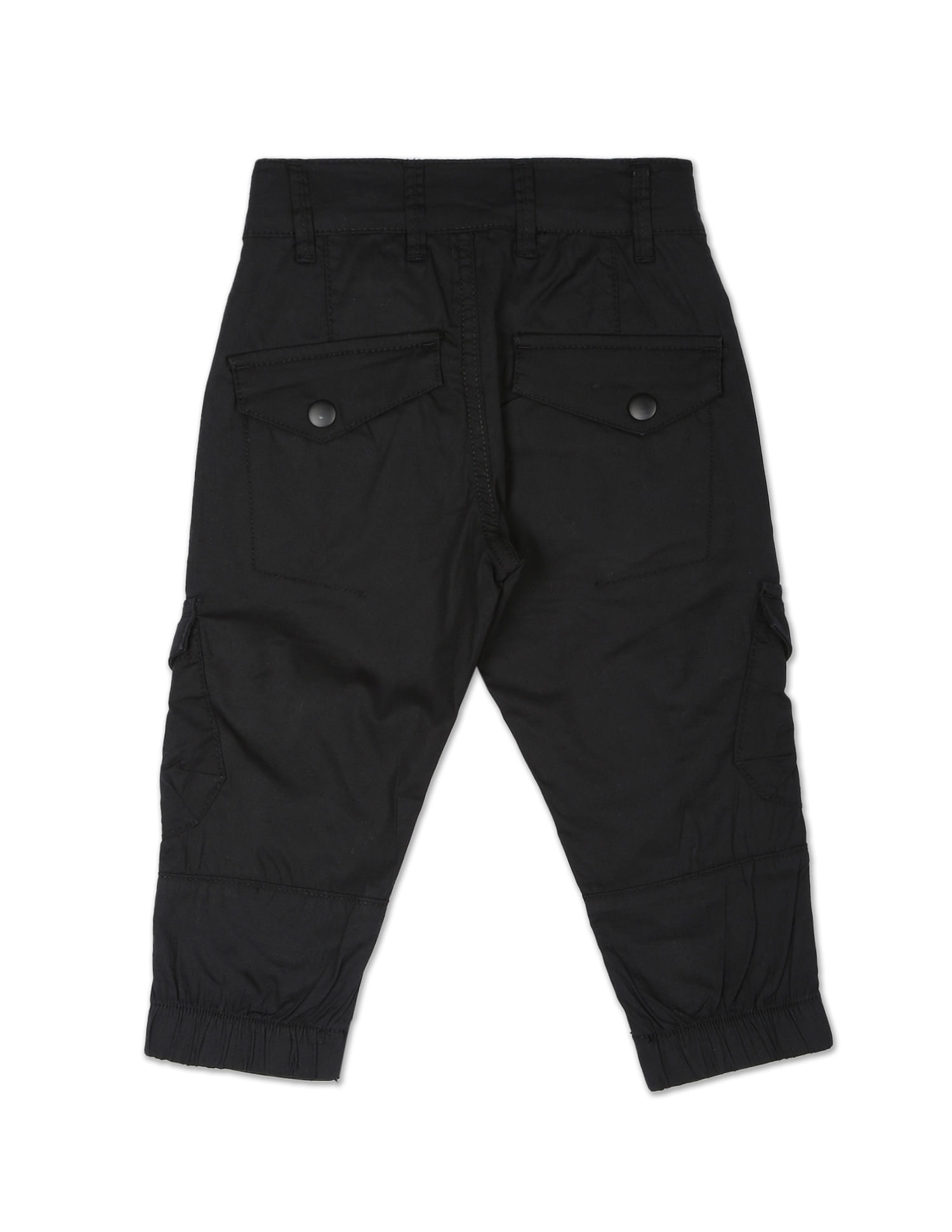 Buy U.S. Polo Assn. Kids Mid Rise Solid Cargo Pants - NNNOW.com