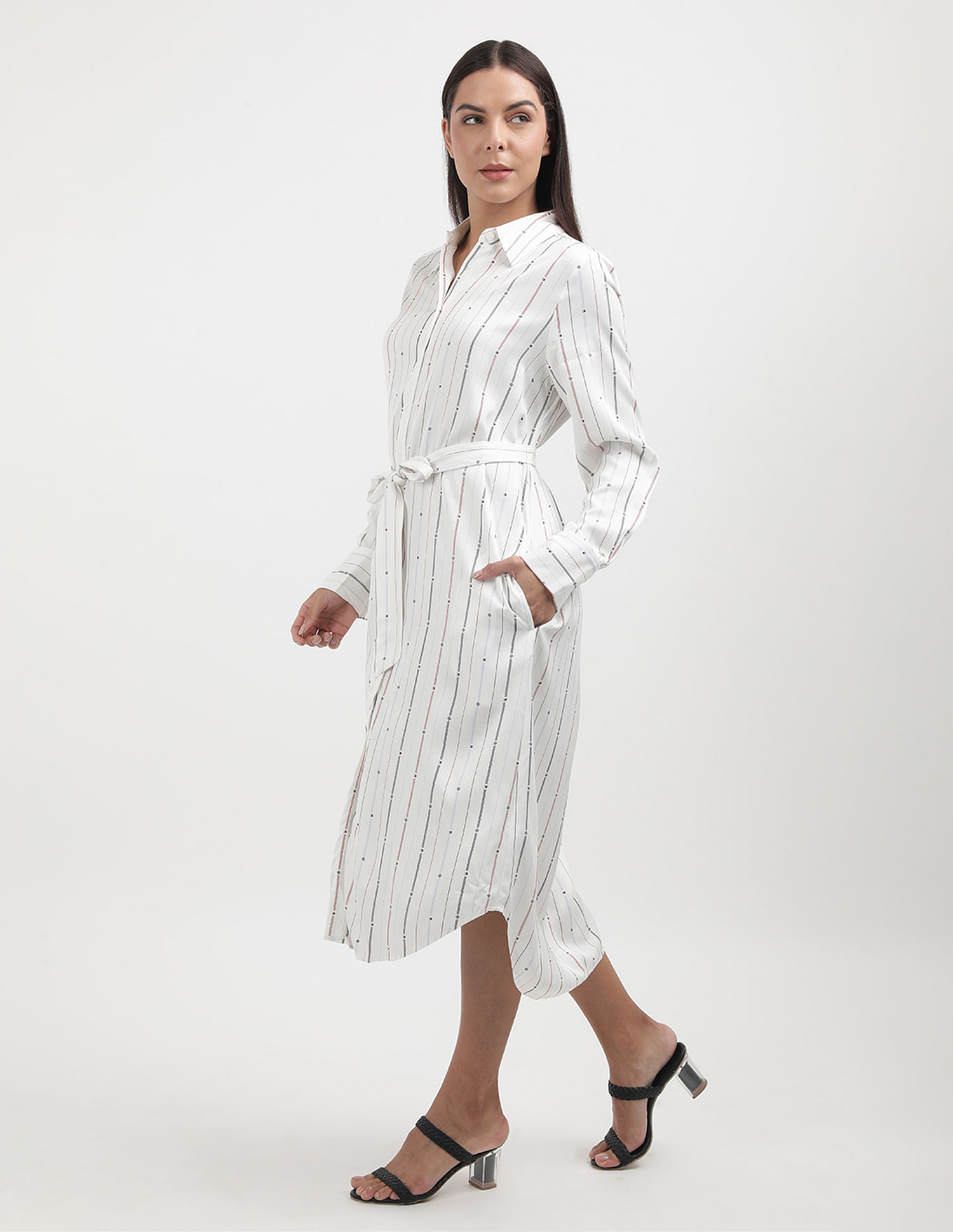 Tommy Hilfiger Foulard Knee Shirt dress