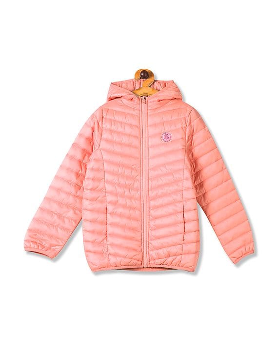 pink polo puffer jacket