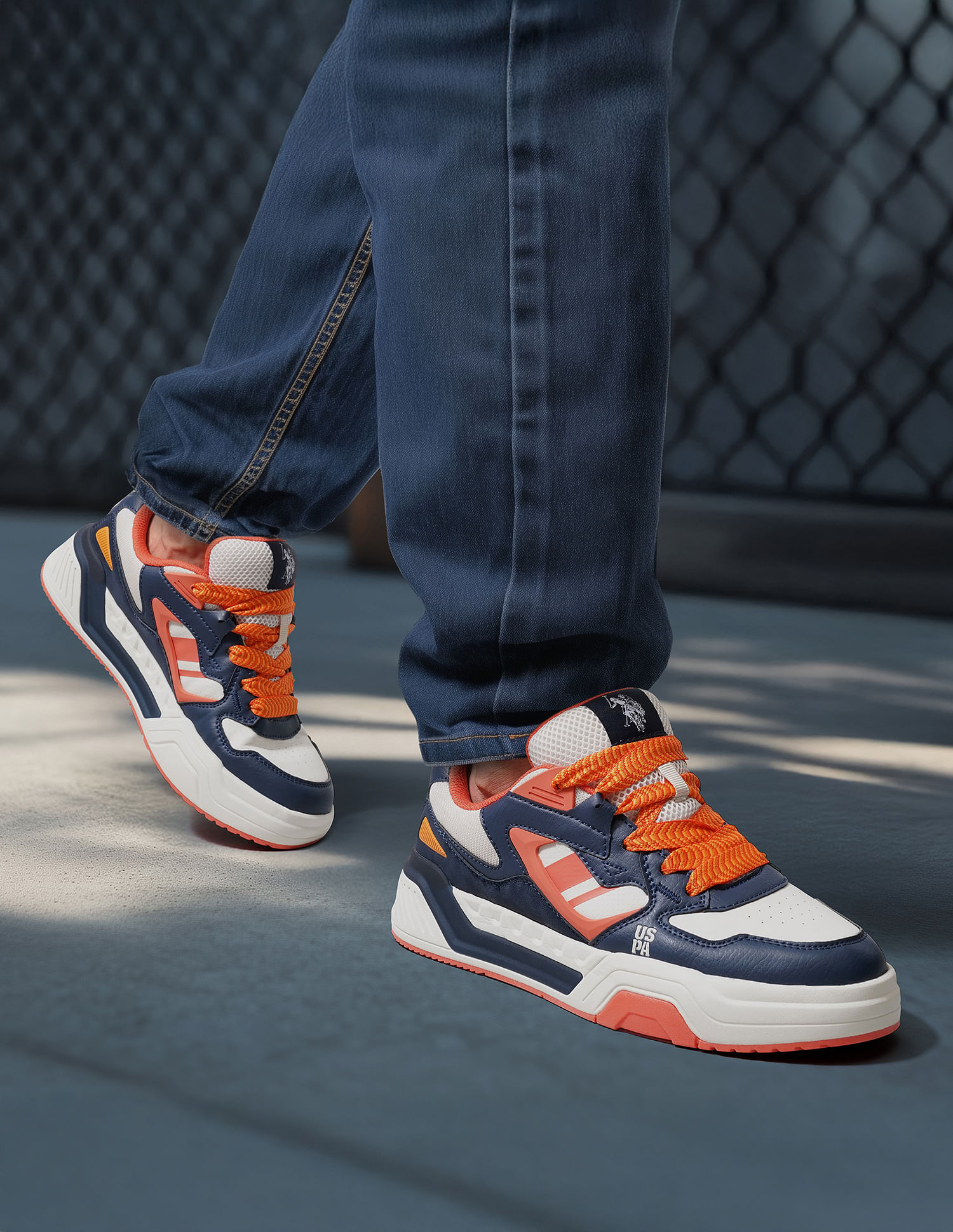 U.S. Polo Assn. Men Damen Colour Blocked Sneakers