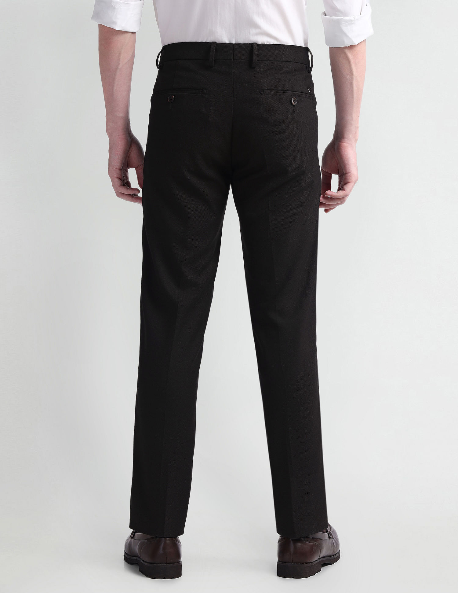Arrow Dobby Tailored Fit Trousers