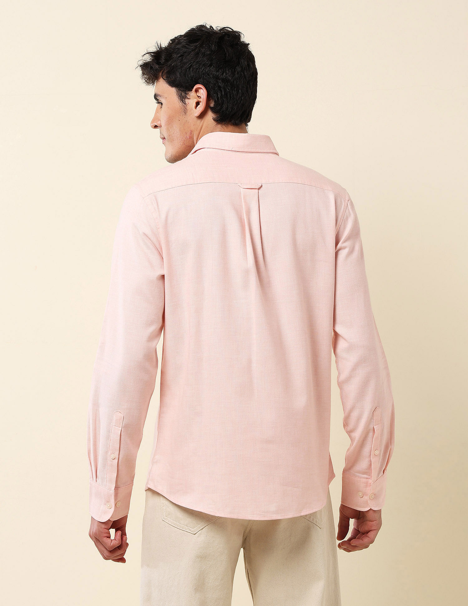 U.S. Polo Assn. Tailored Fit Pure Cotton Dobby Shirt