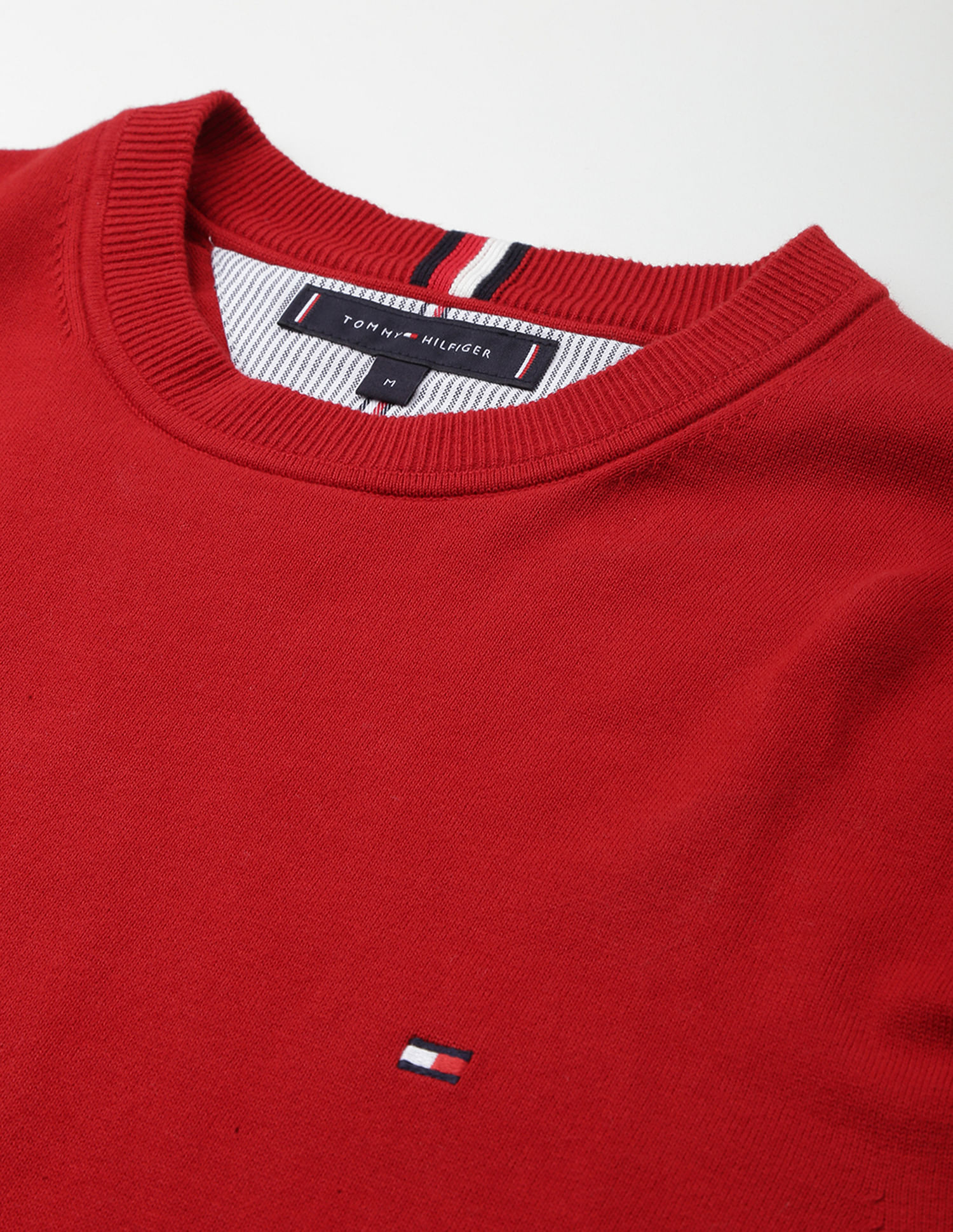 Tommy Hilfiger Crew Neck Solid Sweater