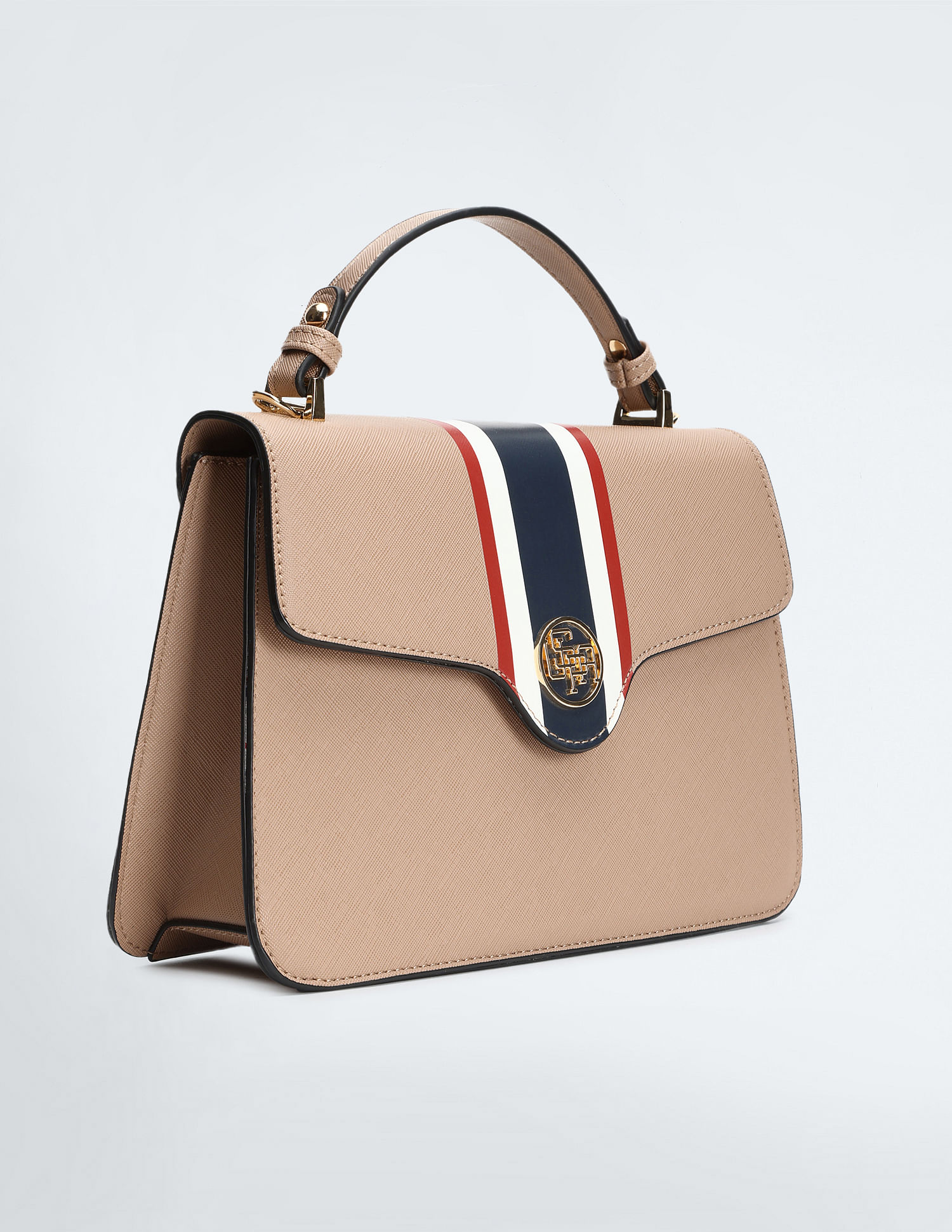 U.S. Polo Assn. Women Signature Stripe Structured Sling Bag