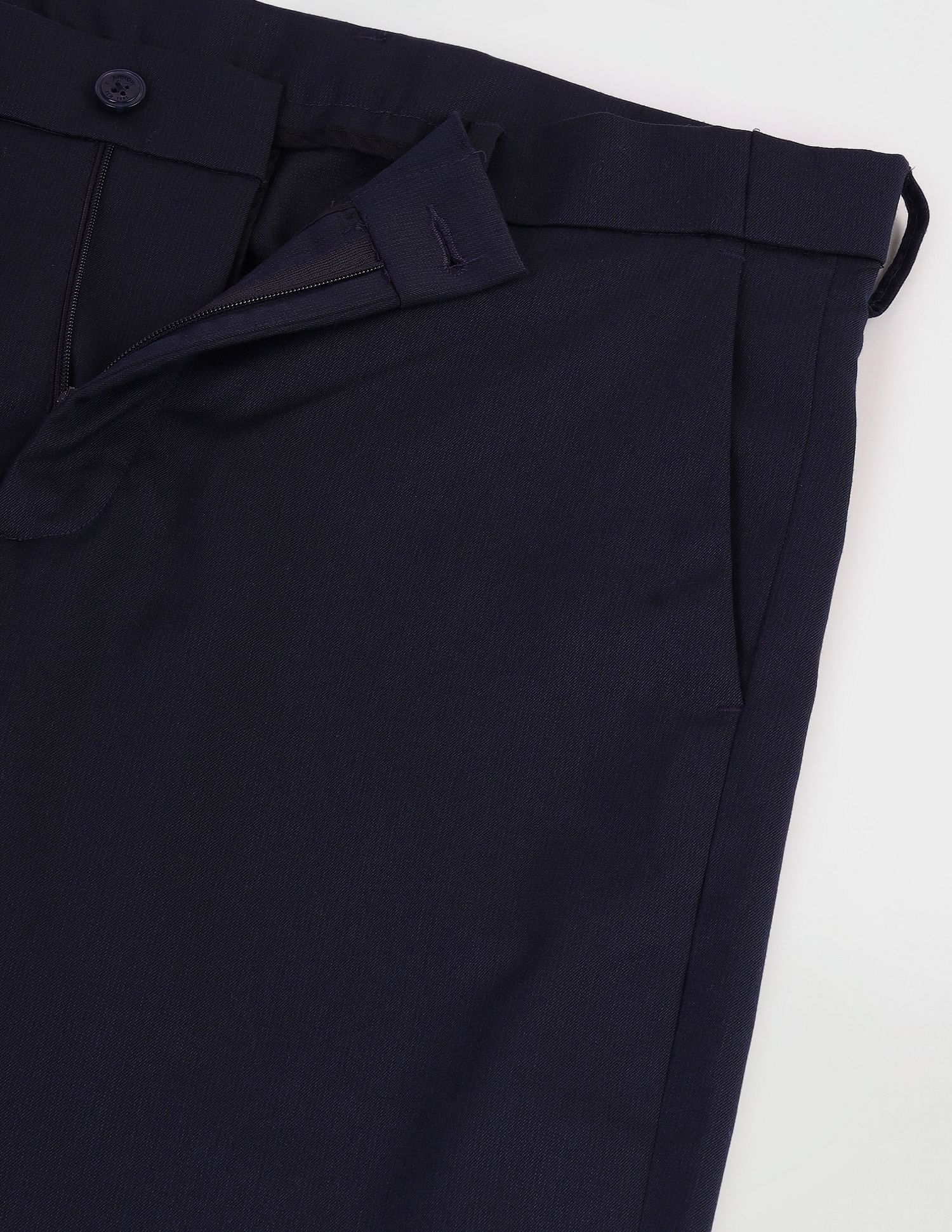 Arrow Newyork Carson Tapered Fit Self Design Trousers