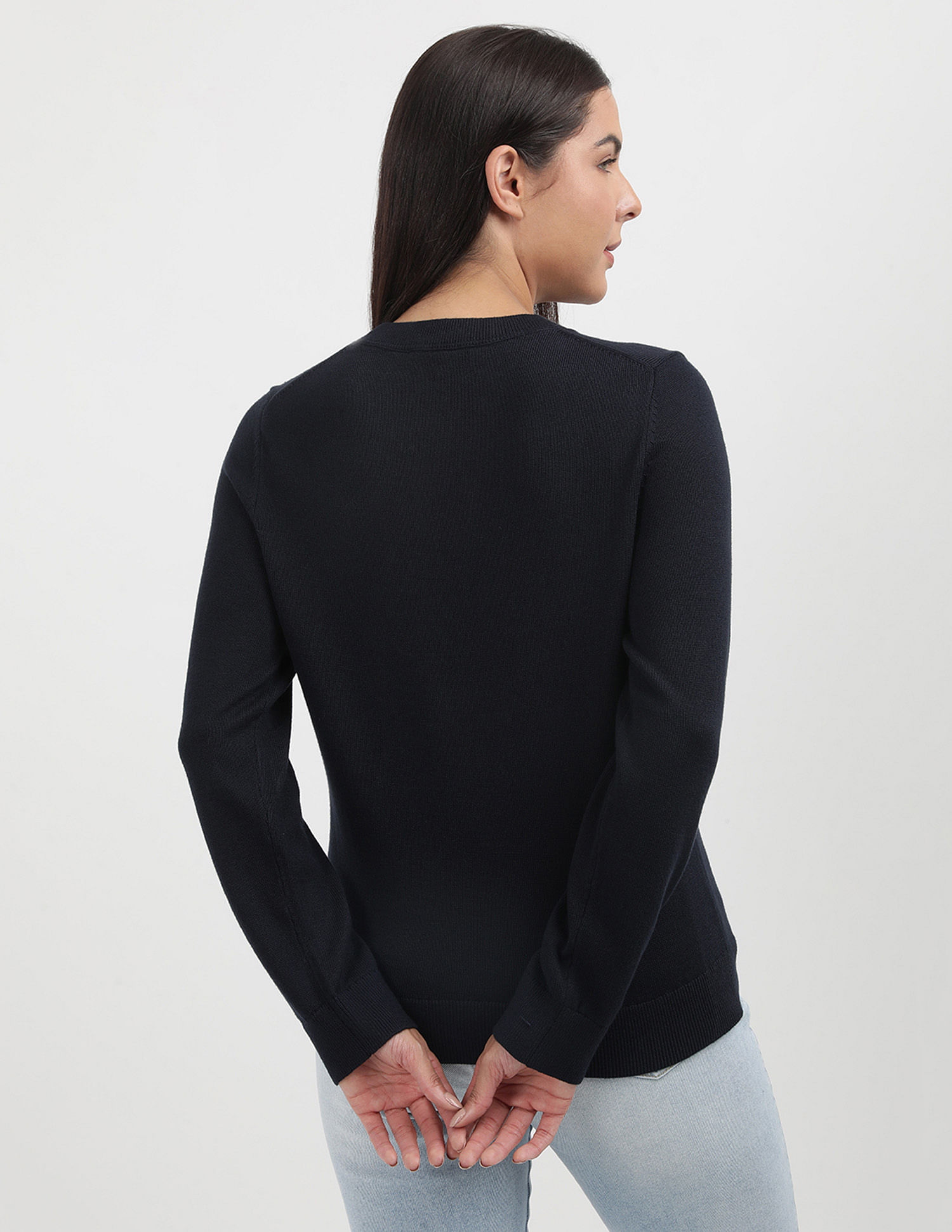 Tommy Hilfiger Reg Silver Laurel Sweater