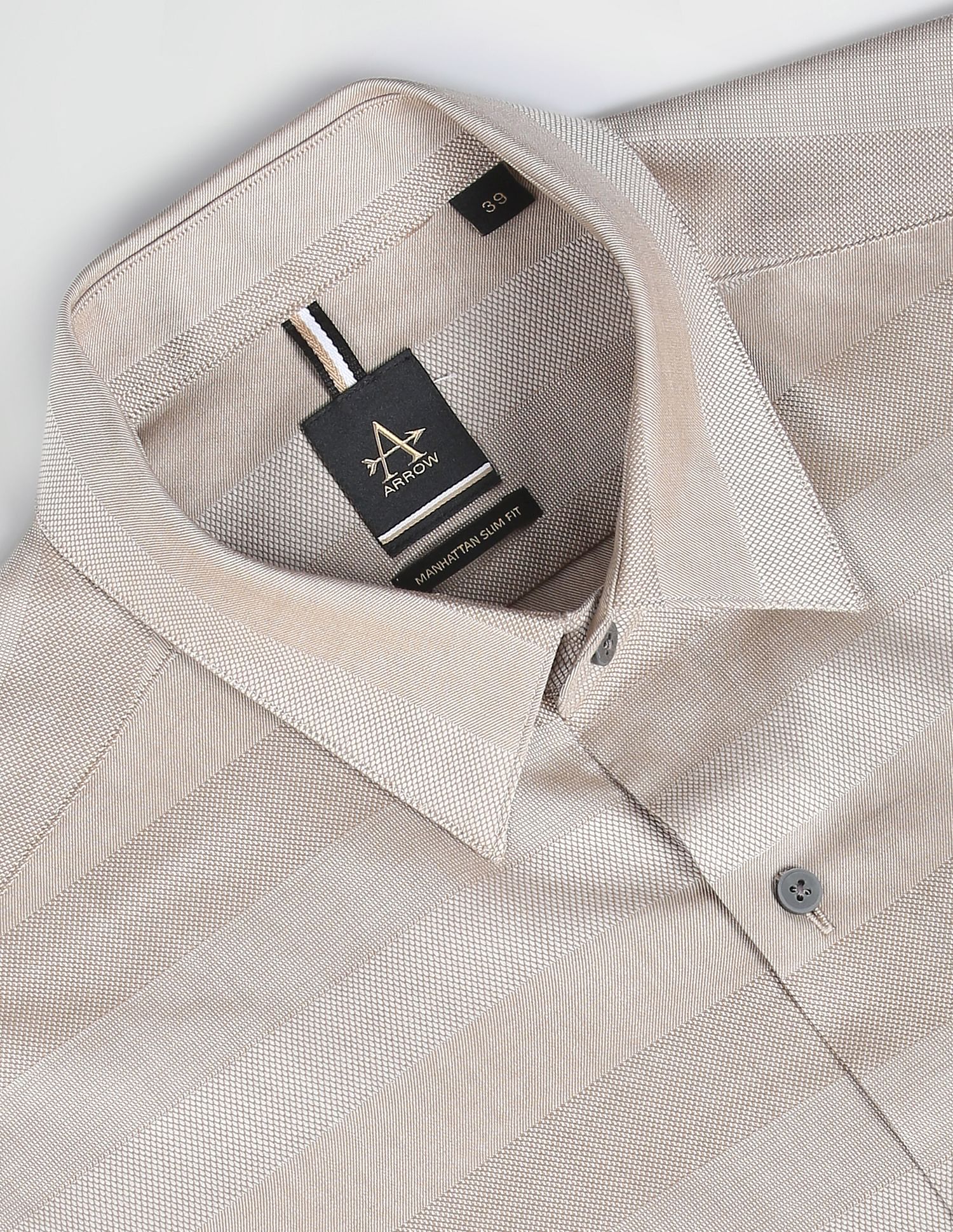 Arrow Newyork Patterned Weave Slim Fit Shirt