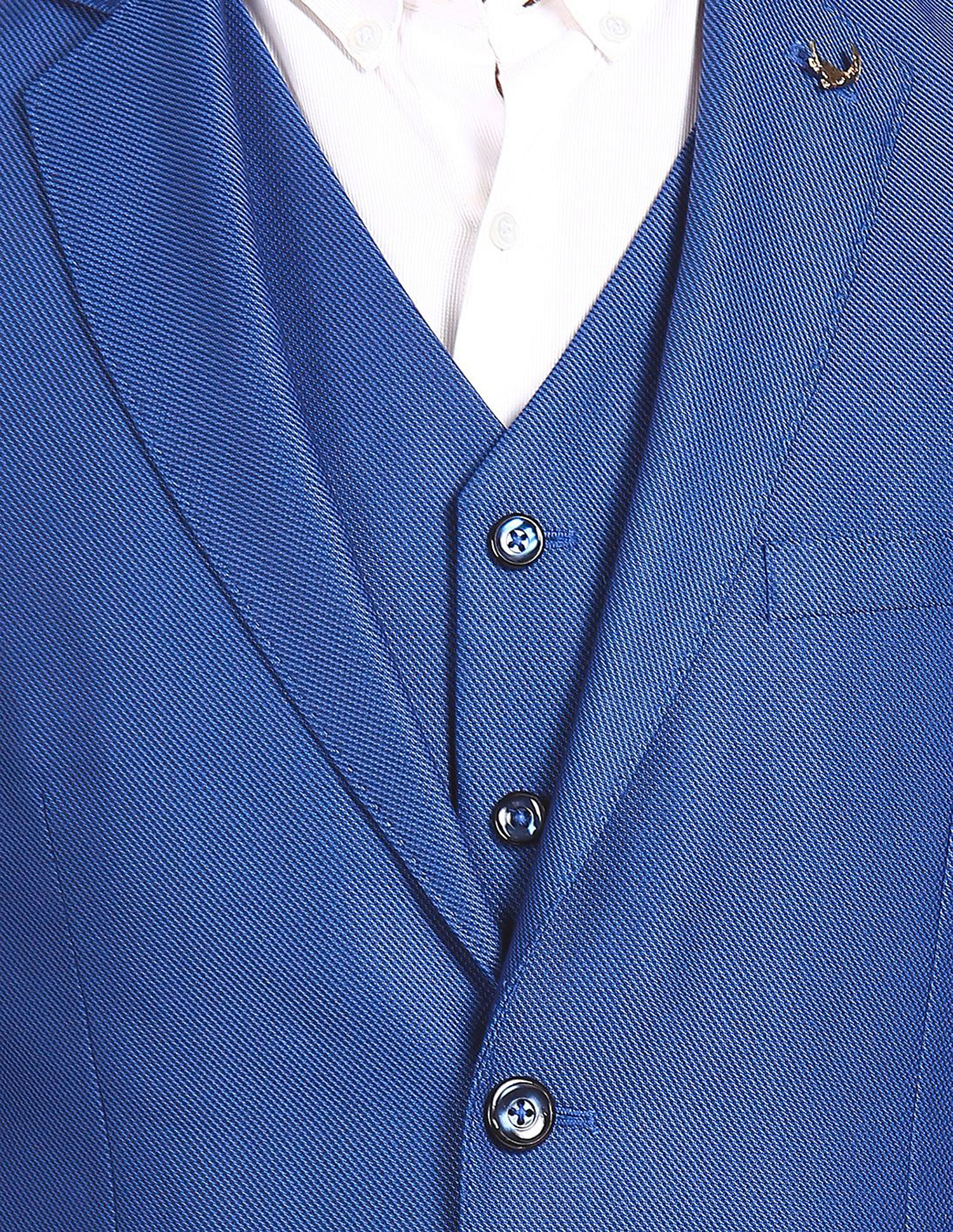 AD by Arvind Notch Lapel Collar Three Piece Suit