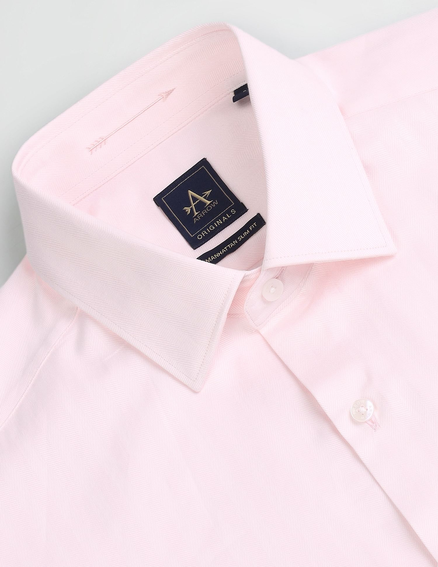 Arrow Manhattan Slim Fit Cotton Shirt