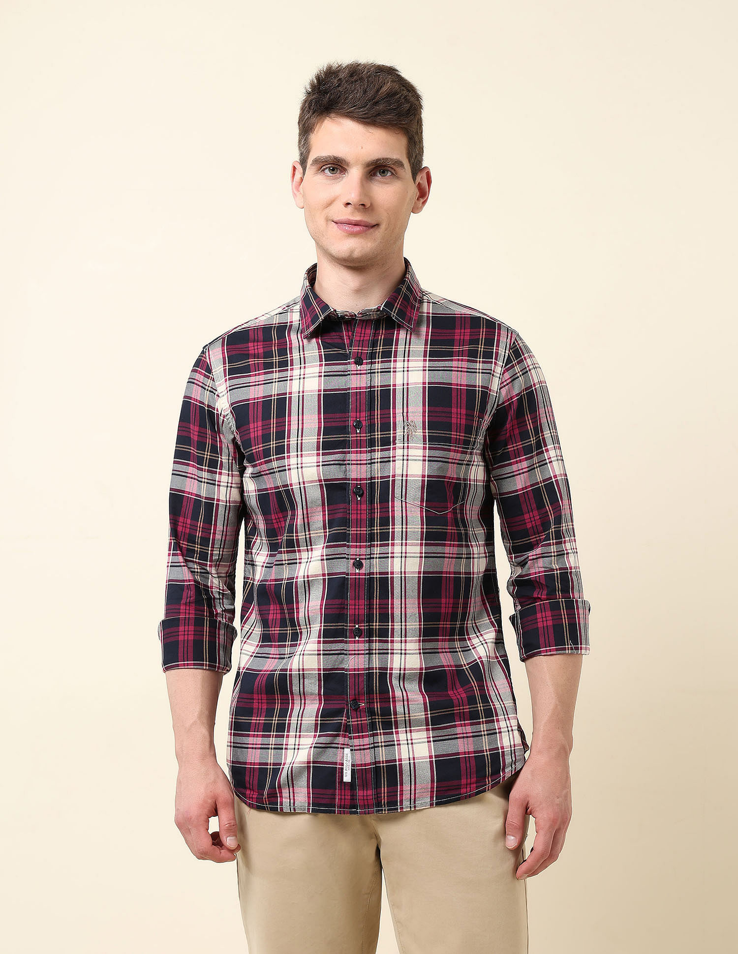 U.S. Polo Assn. Plaid Checked Oxford Shirt