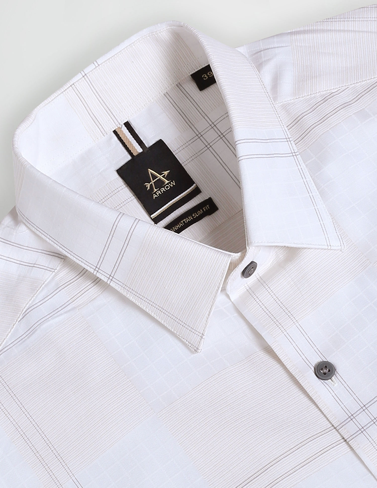 Arrow Newyork Tartan Check Cotton Formal Shirt