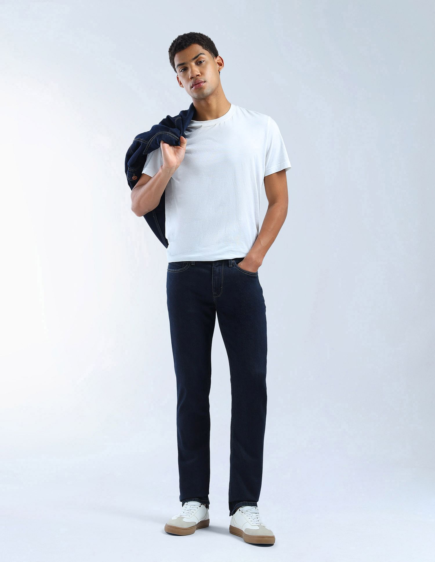 Flying Machine Freddie Slim Straight Fit Mrtf Jeans