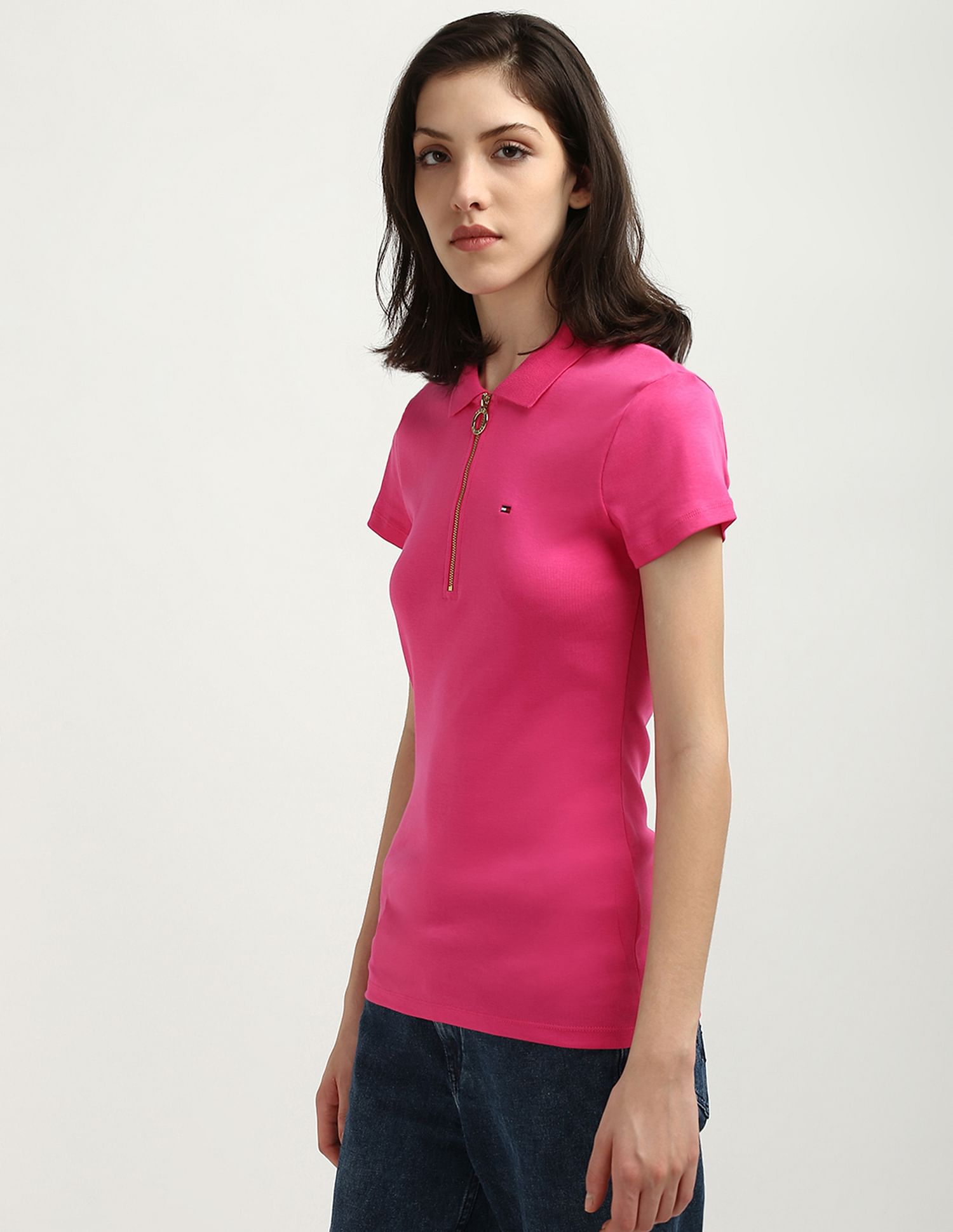 Tommy Hilfiger Mango Slim Zip Polo Shirt