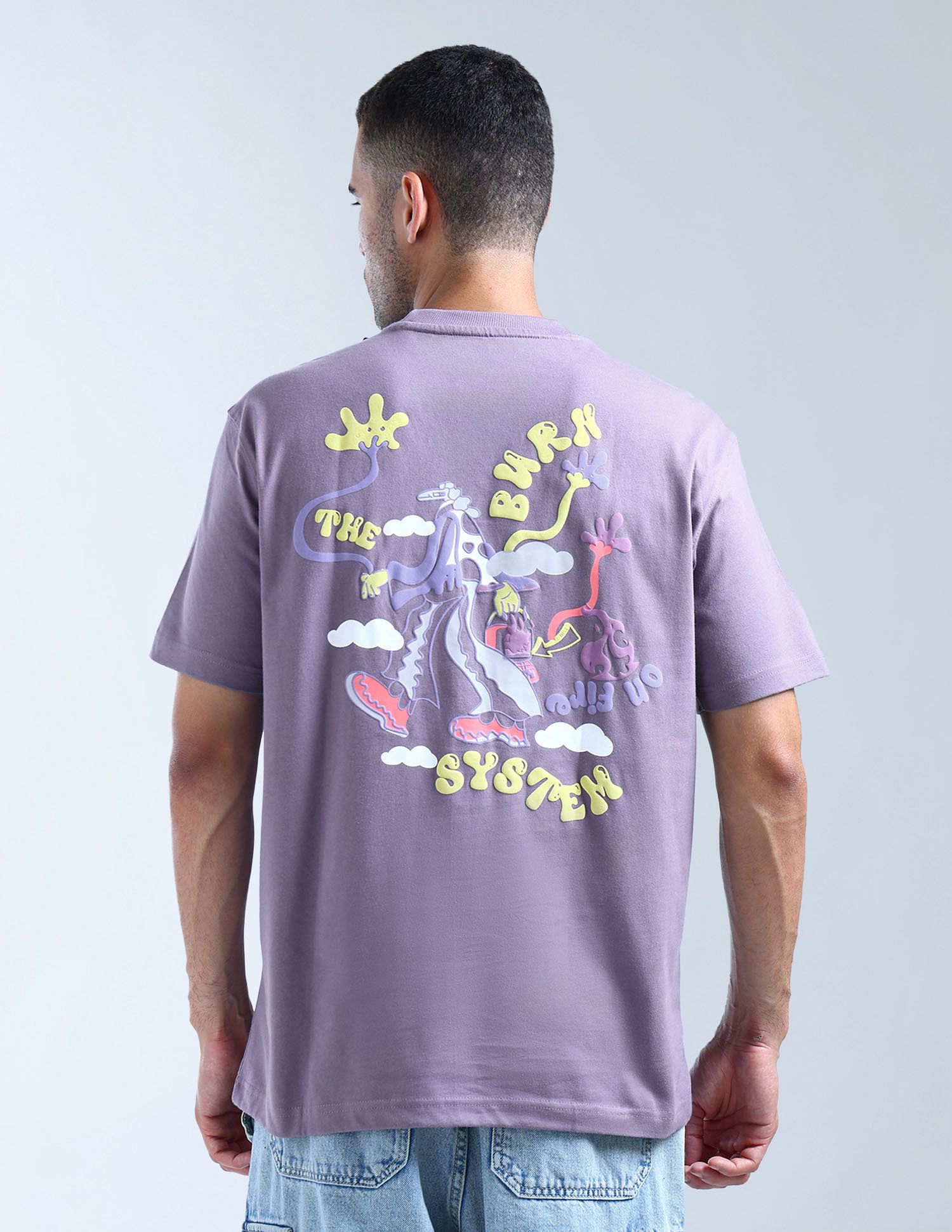 Flying Machine Graphic Pure Cotton T-Shirt