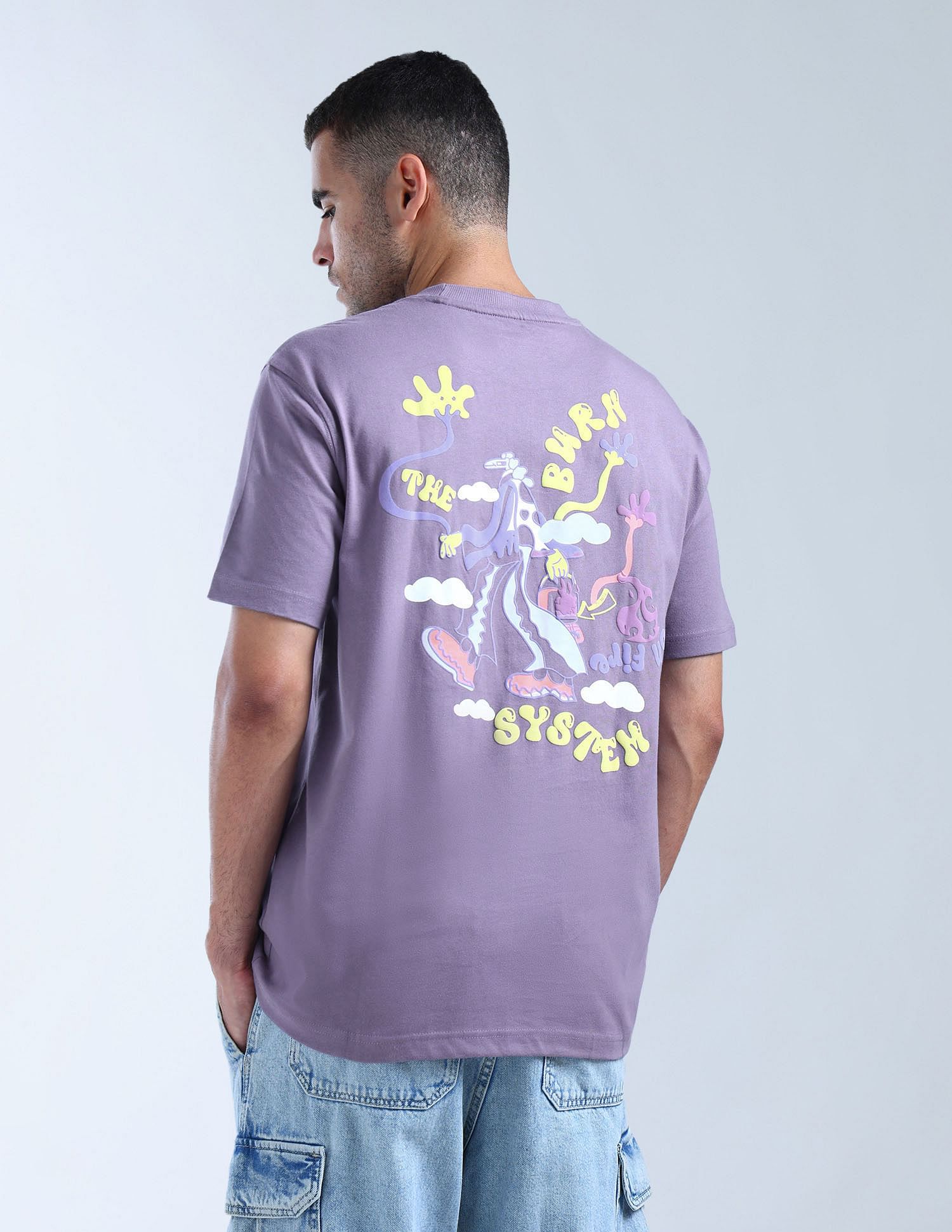 Flying Machine Graphic Pure Cotton T-Shirt
