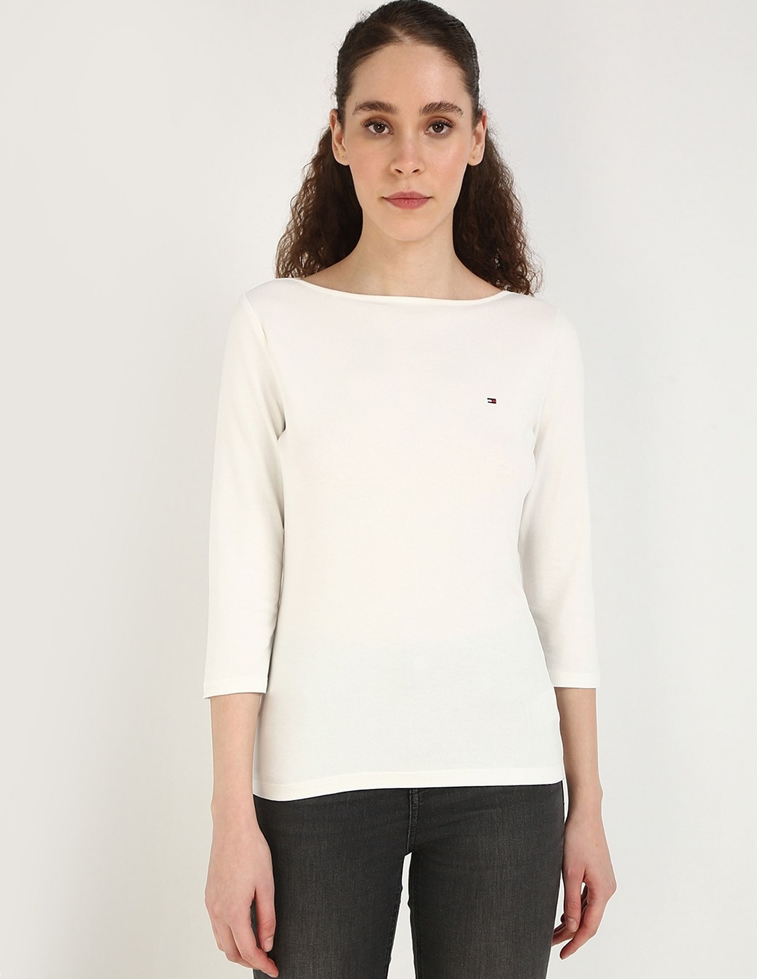 Tommy Hilfiger Solid Slim-Fit Cotton T-Shirt