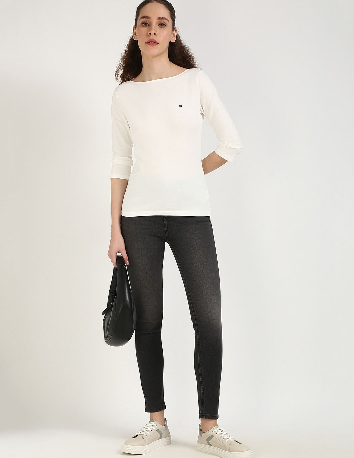 Tommy Hilfiger Solid Slim-Fit Cotton T-Shirt