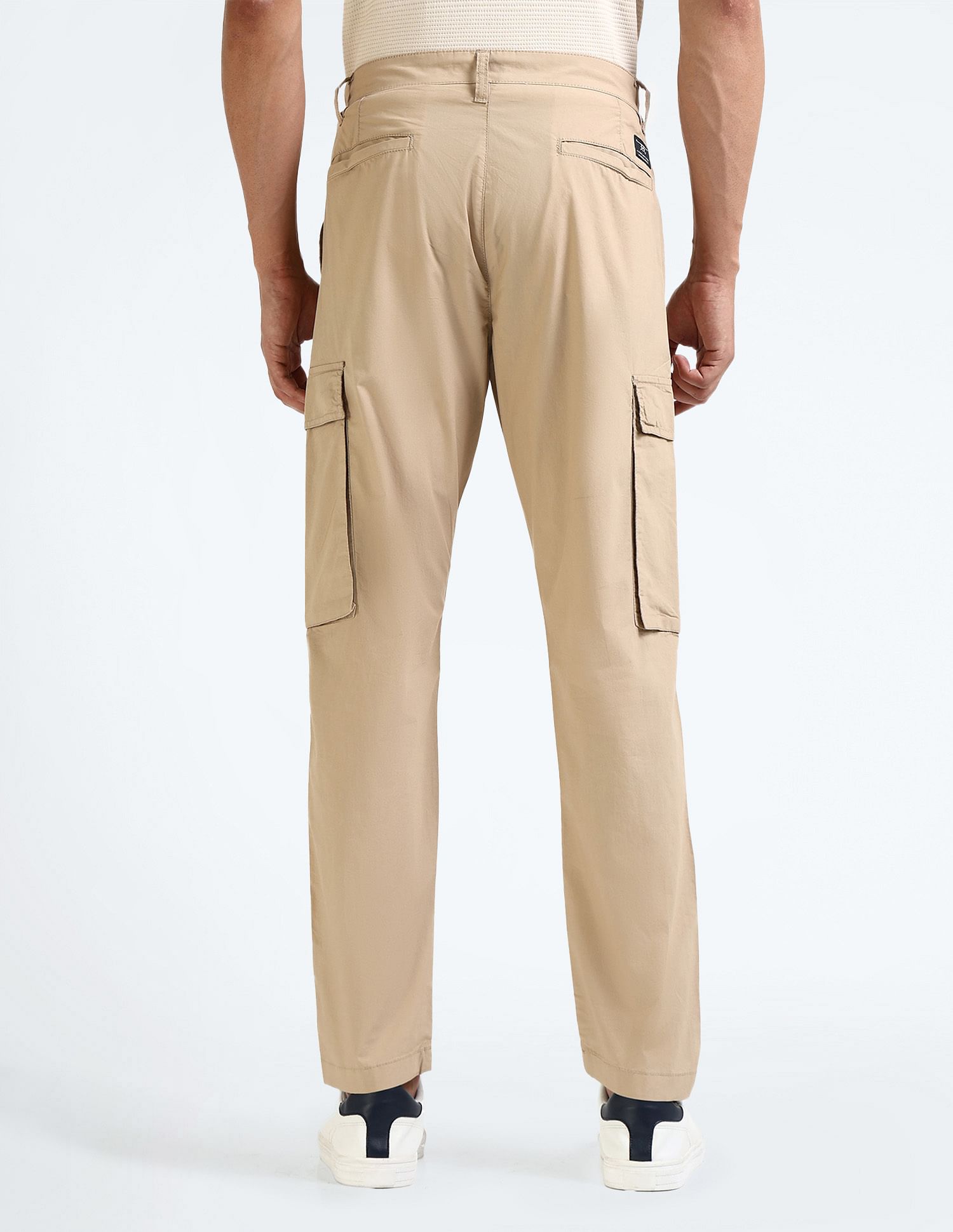Flying Machine Solid Cargo Pants