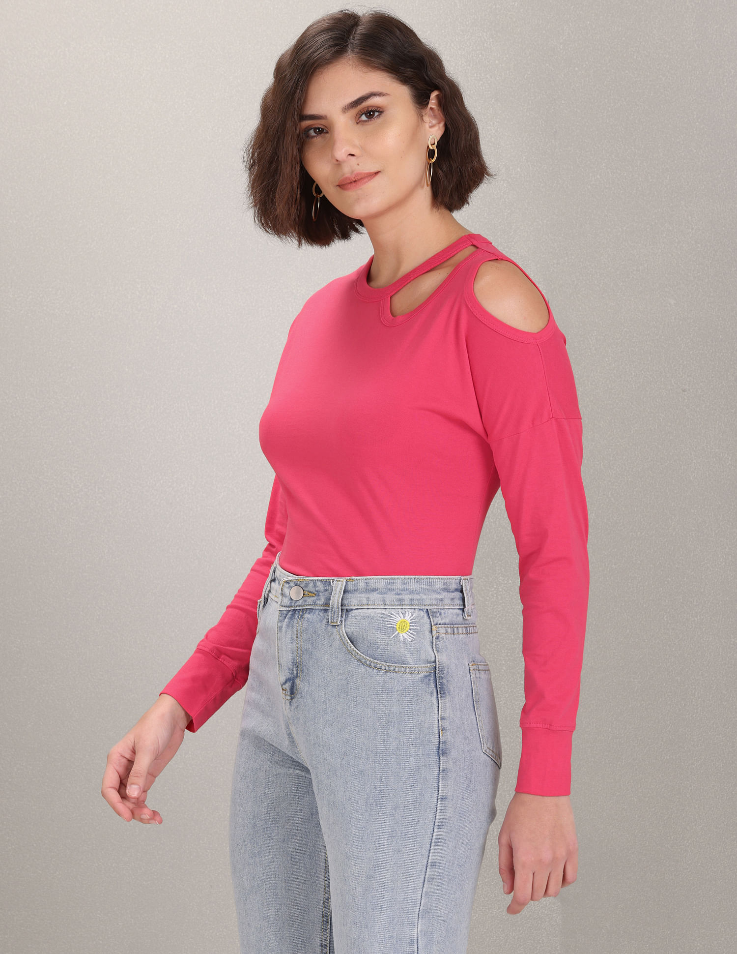 Off shoulder online polo