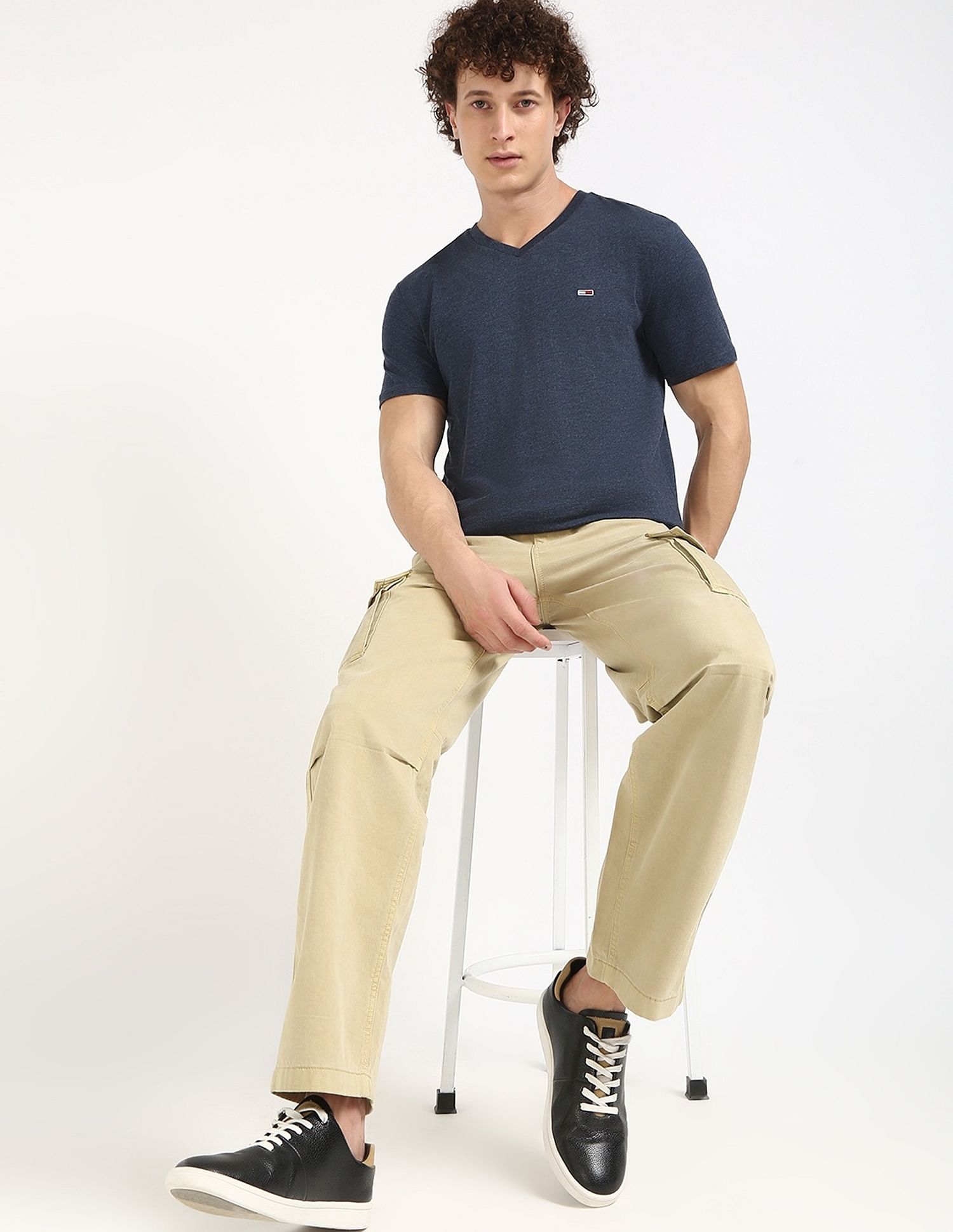 Tommy Hilfiger Solid Slim-Fit Cotton T-Shirt