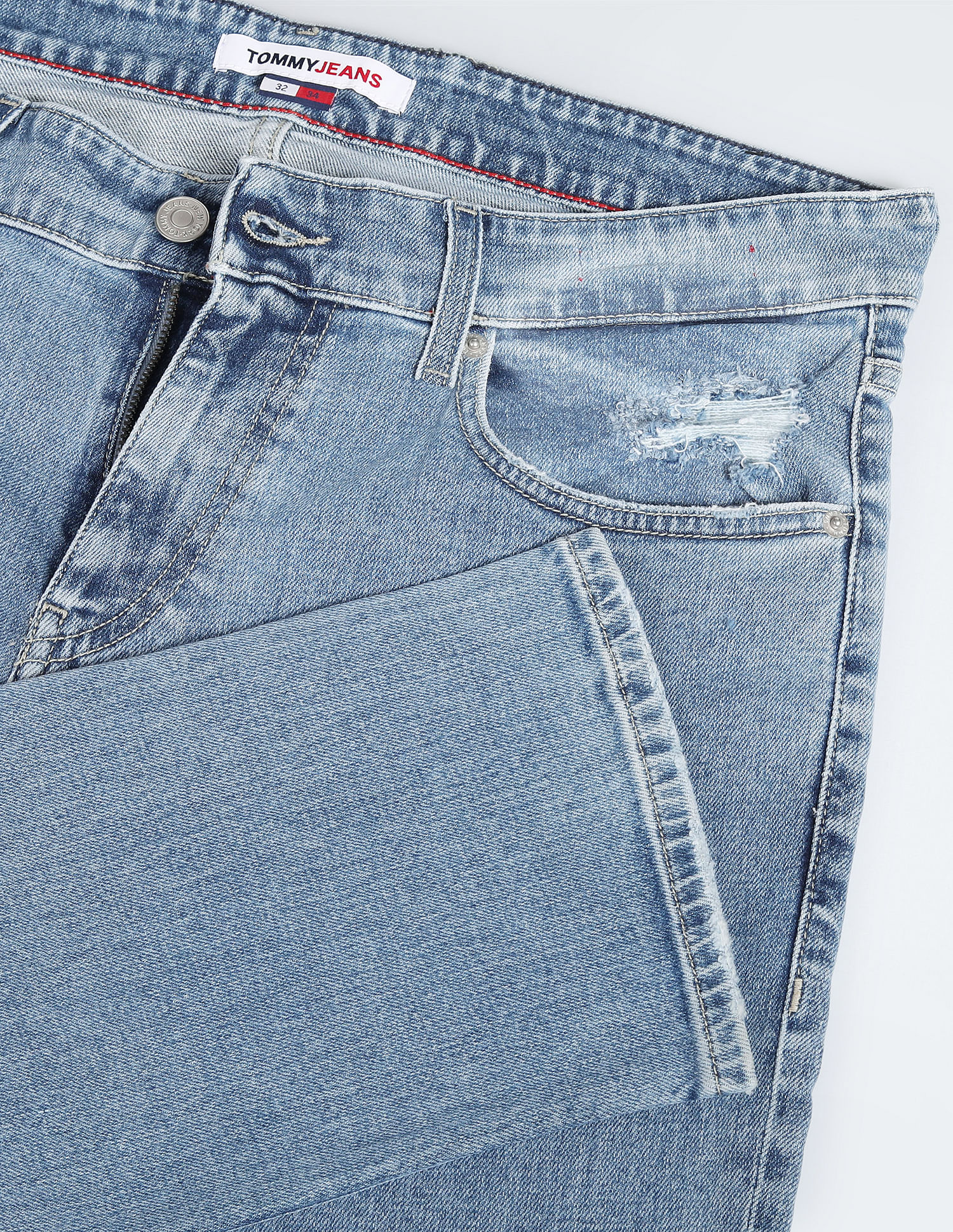 Tommy Hilfiger Ryan Straight Fit Stone Wash Jeans