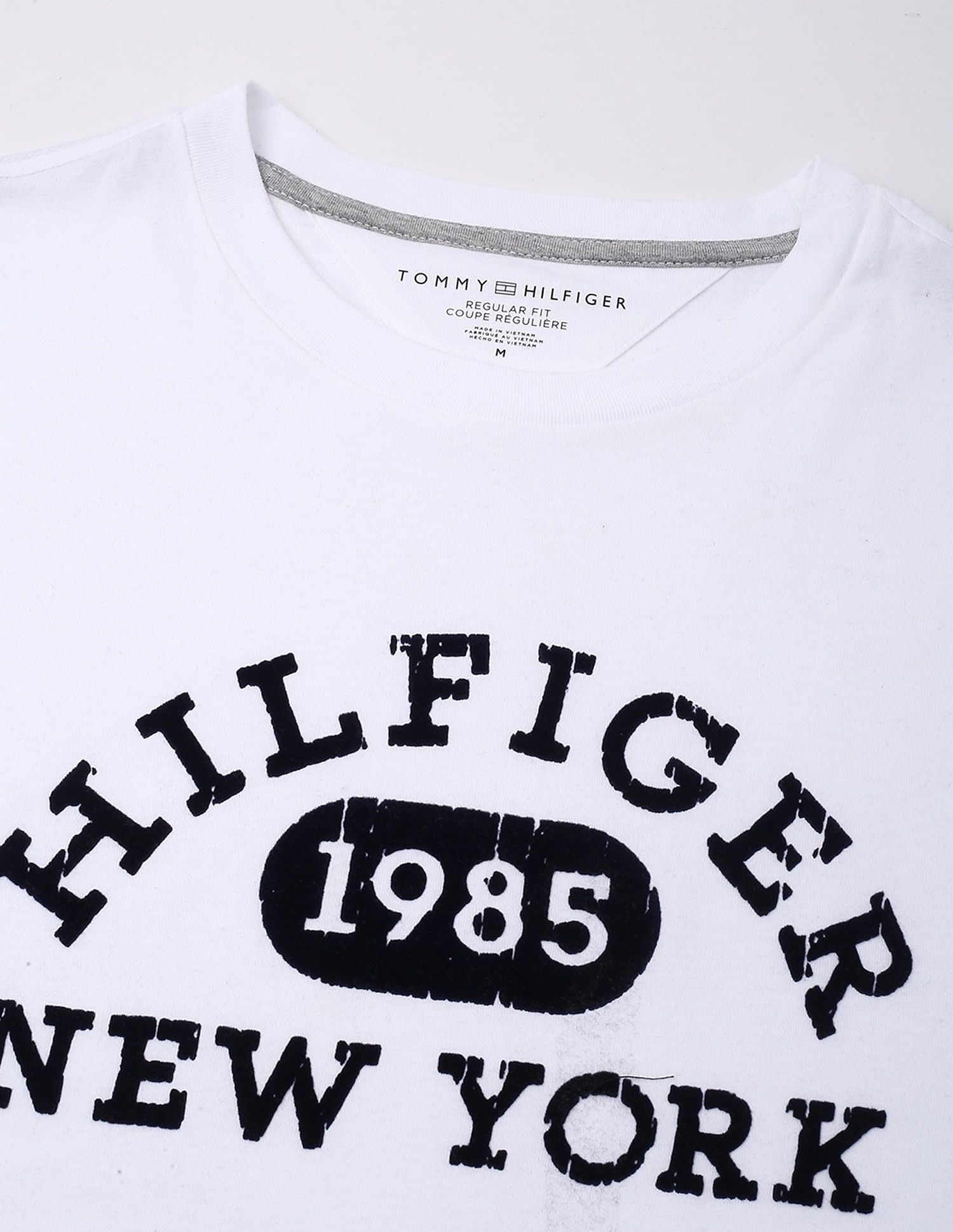 Tommy Hilfiger Embroidered Logo Regular-Fit Cotton T-Shirt