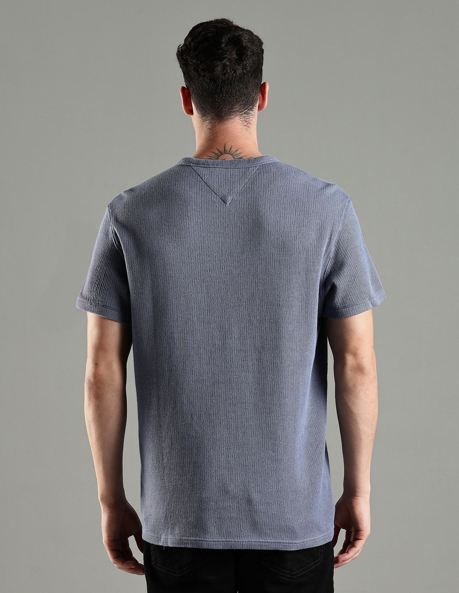 Tommy Hilfiger Embroidered Logo Slim Fit Cotton T-Shirt