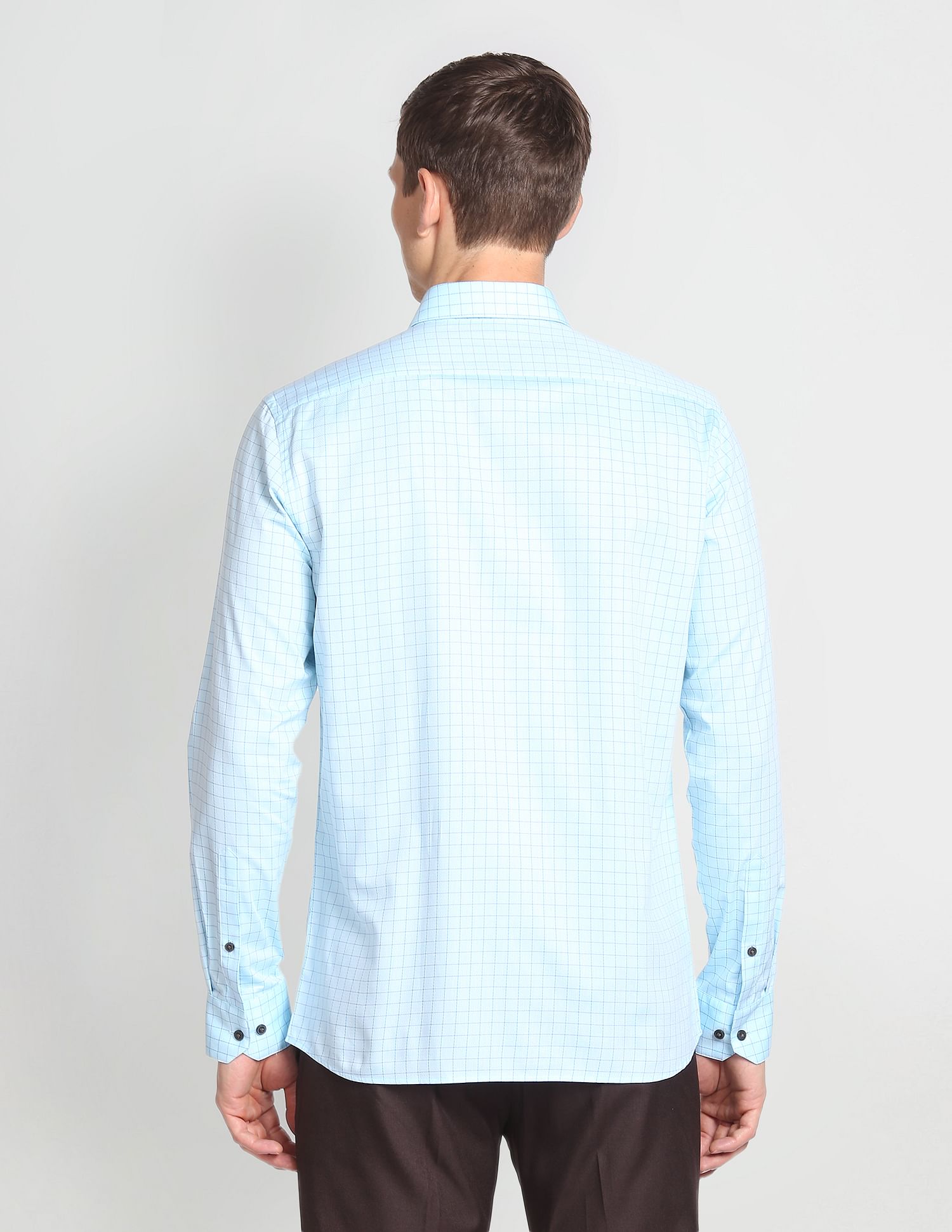 Arrow Graph Check Pure Cotton Shirt