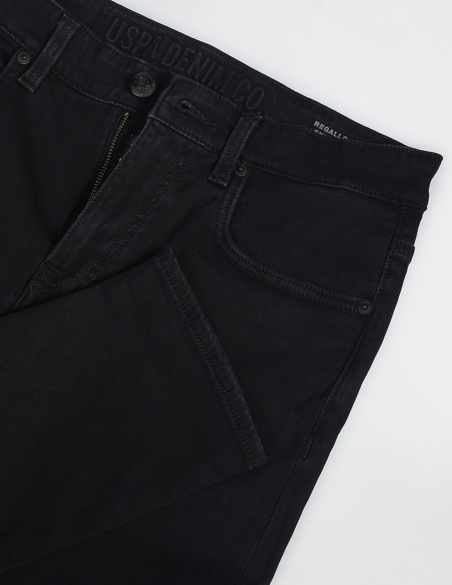U.S. Polo Assn. Denim Co. Regallo Skinny Fit Black Jeans