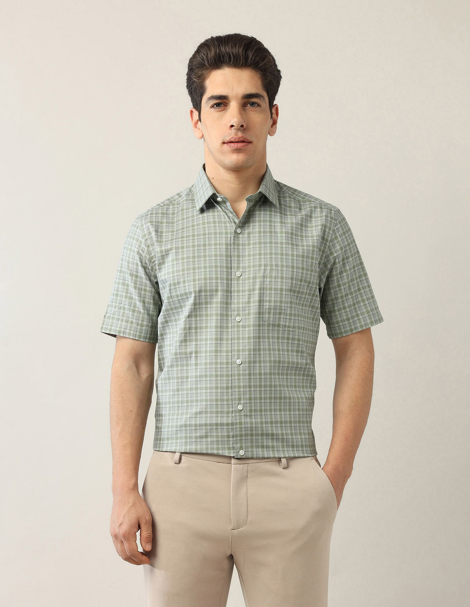 Arrow Dupplin Checked Dobby Shirt