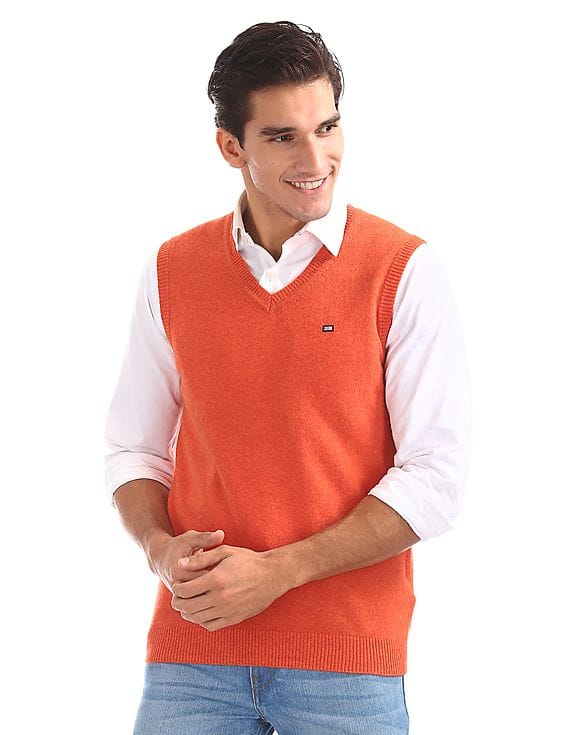 Buy Arrow Sports Sleeveless V-Neck 