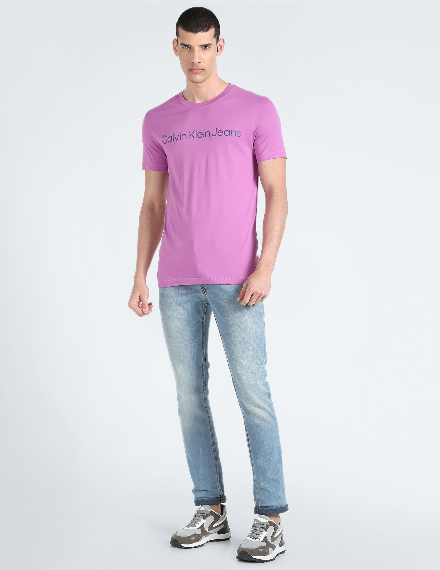 Calvin Klein Jeans Transitional Organic Cotton Institutional Logo T-Shirt