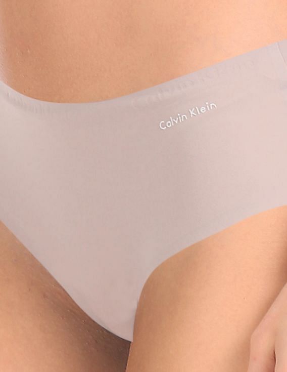 Buy Calvin Klein Underwear Women Grey Invisibles Solid Stretch Hipster  Briefs 