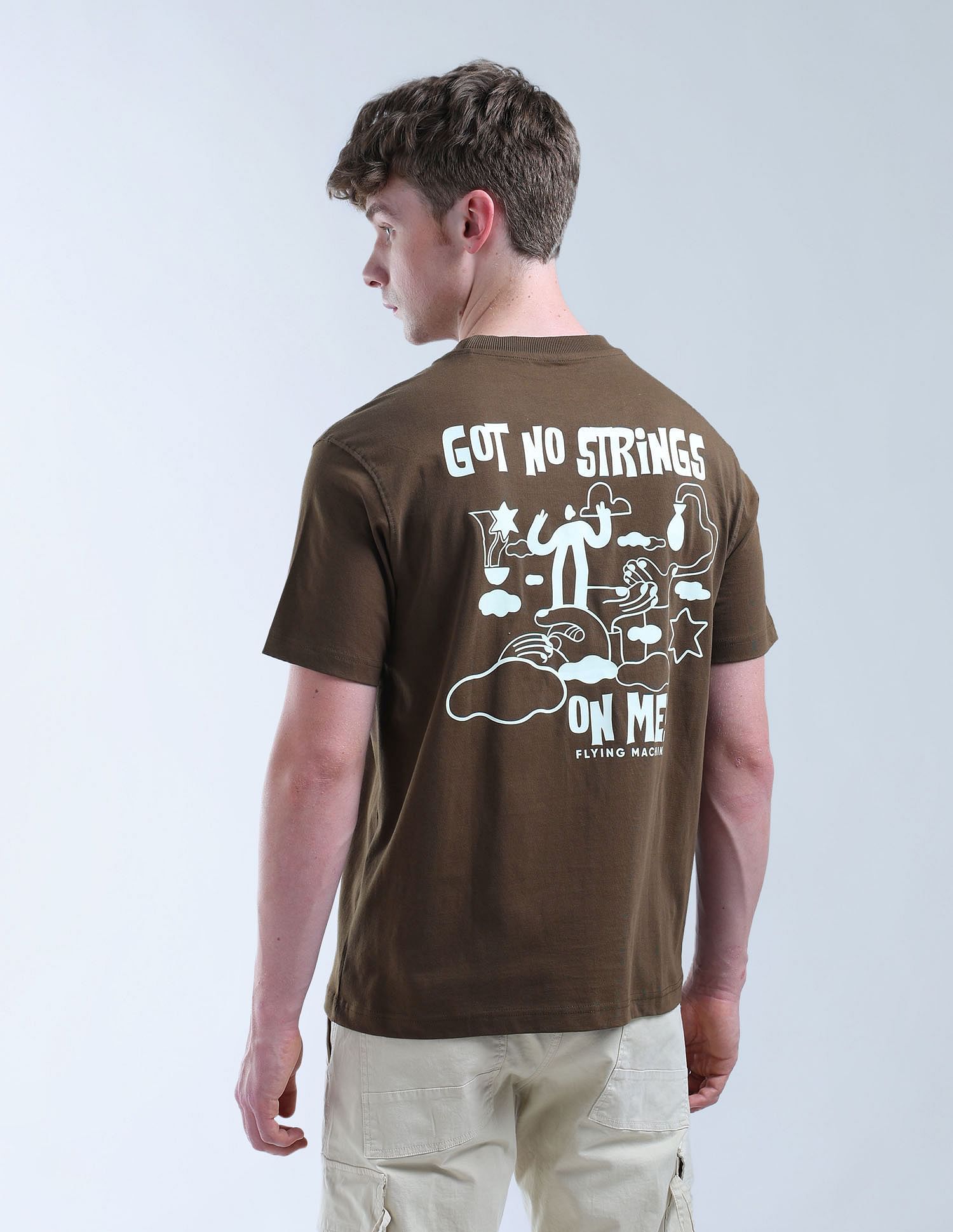 Flying Machine Color Of Home Glow In Dark T-Shirt