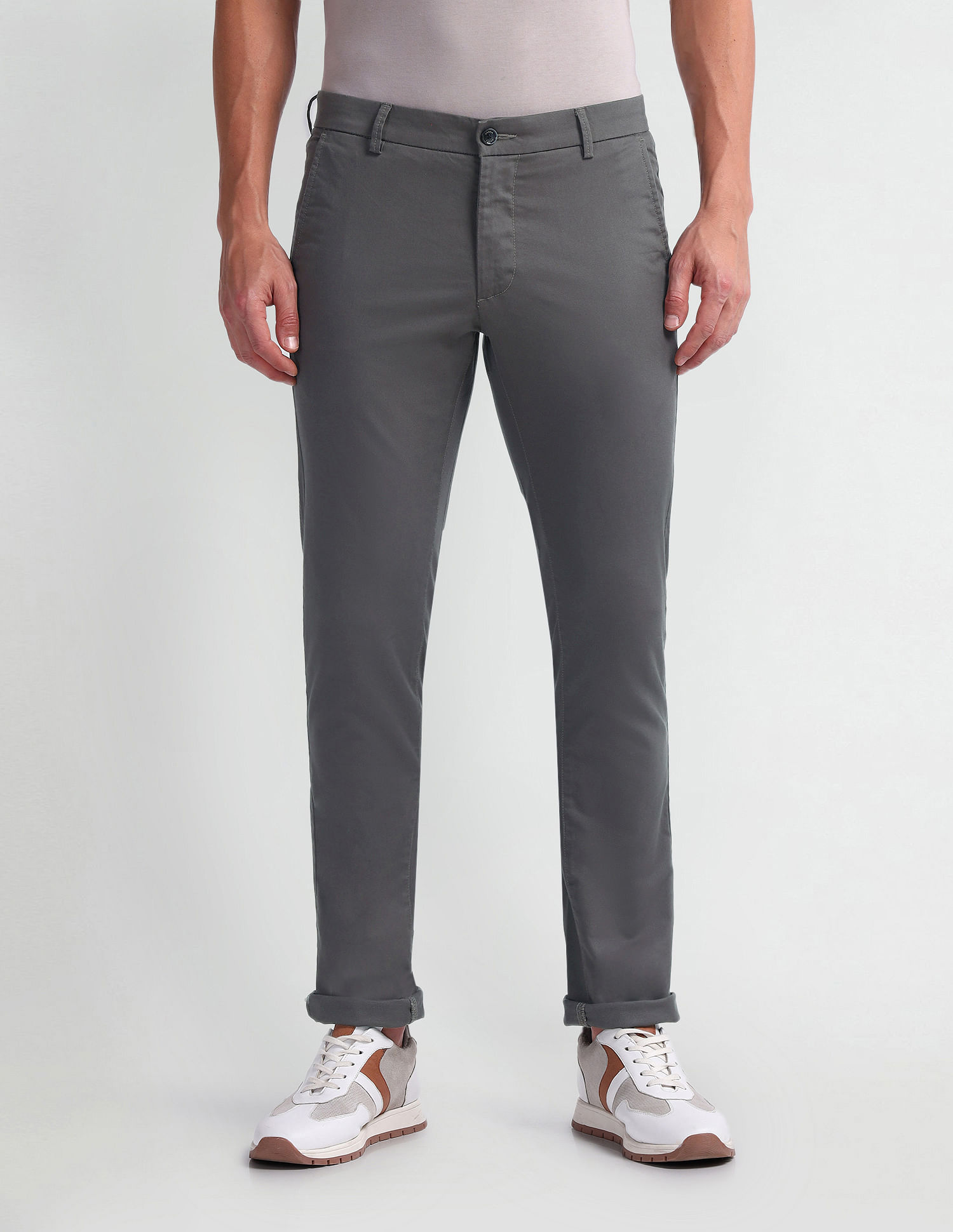 Arrow Sport Slim Fit Dobby Trousers