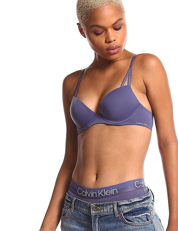 Buy Calvin Klein Underwear Women Purple Padded Underwired T Shirt Bra NNNOW