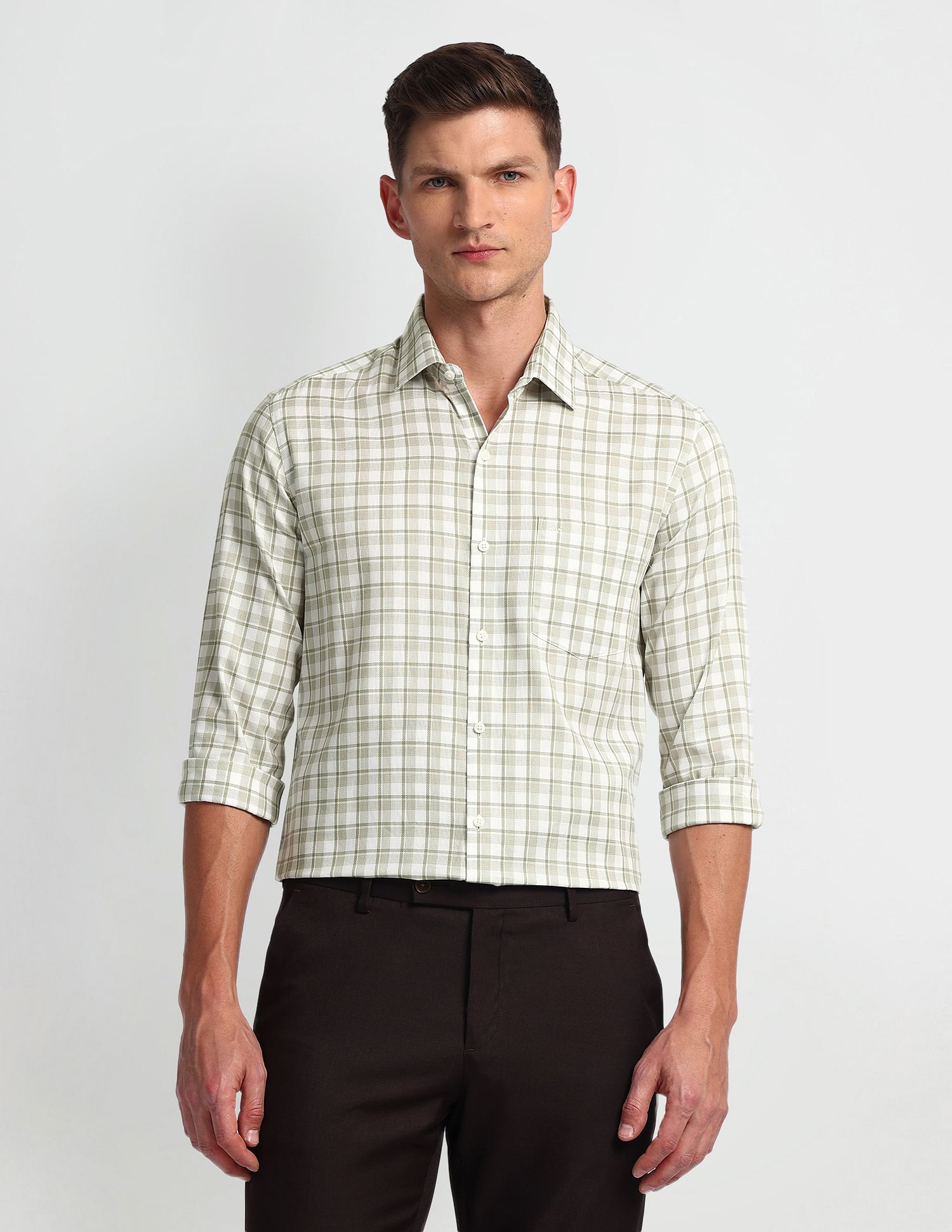 Arrow Manhattan Slim Cotton Shirt