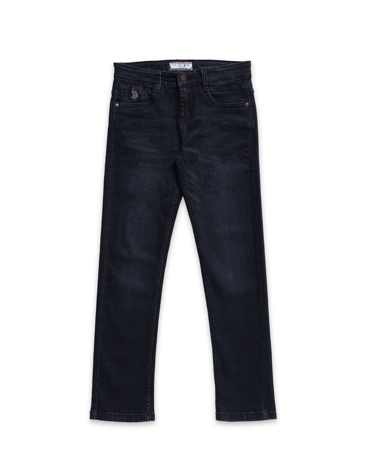 U.S. Polo Assn. Kids Mid Rise Brandon Slim Fit Jeans