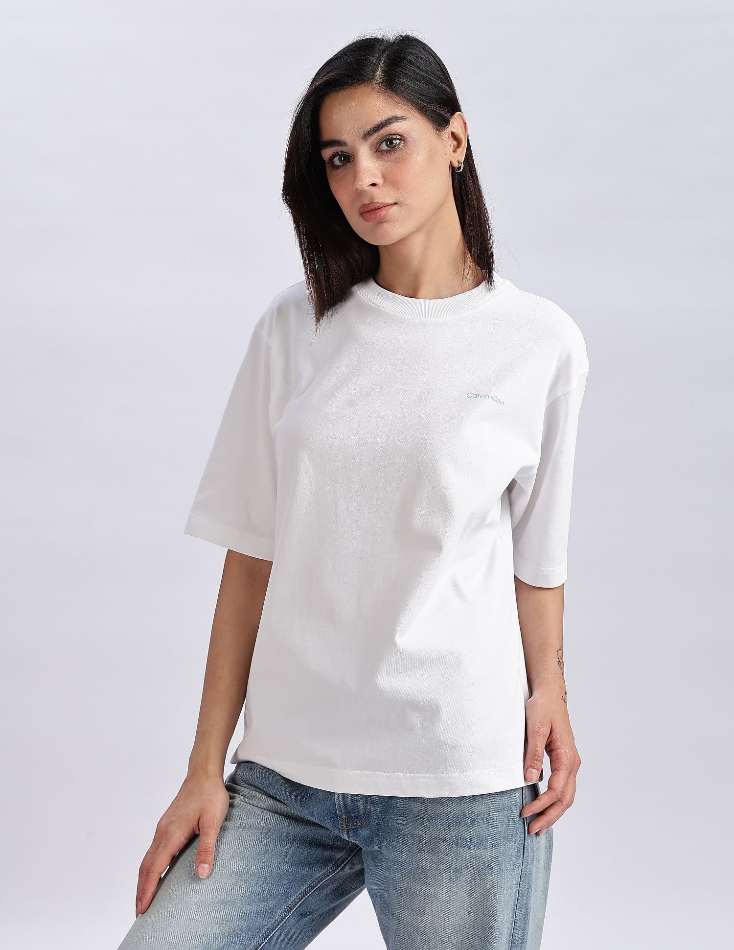 Calvin Klein Jeans Relaxed fit Typography Cotton T-Shirt