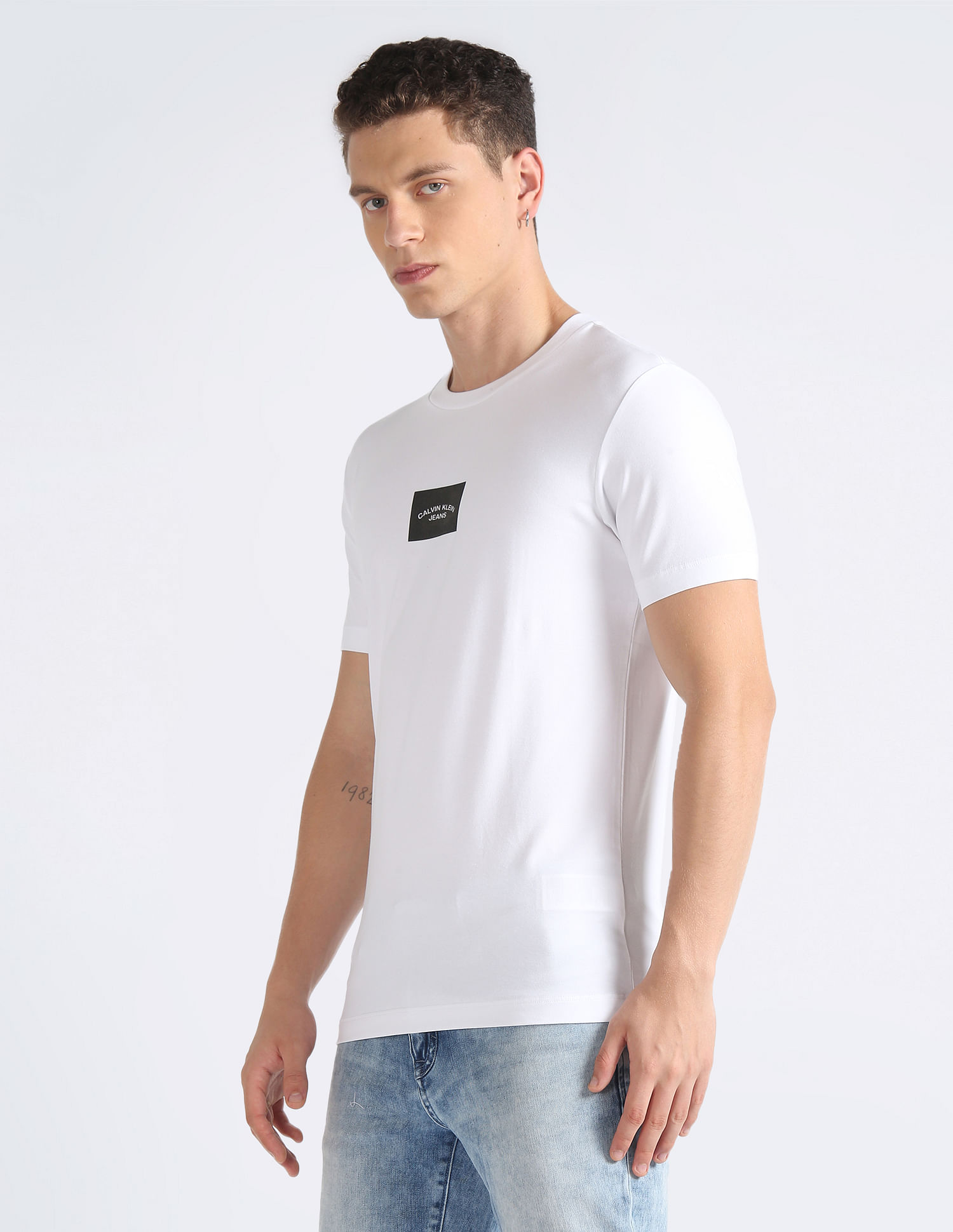 Calvin Klein Crew Neck Solid T-Shirt