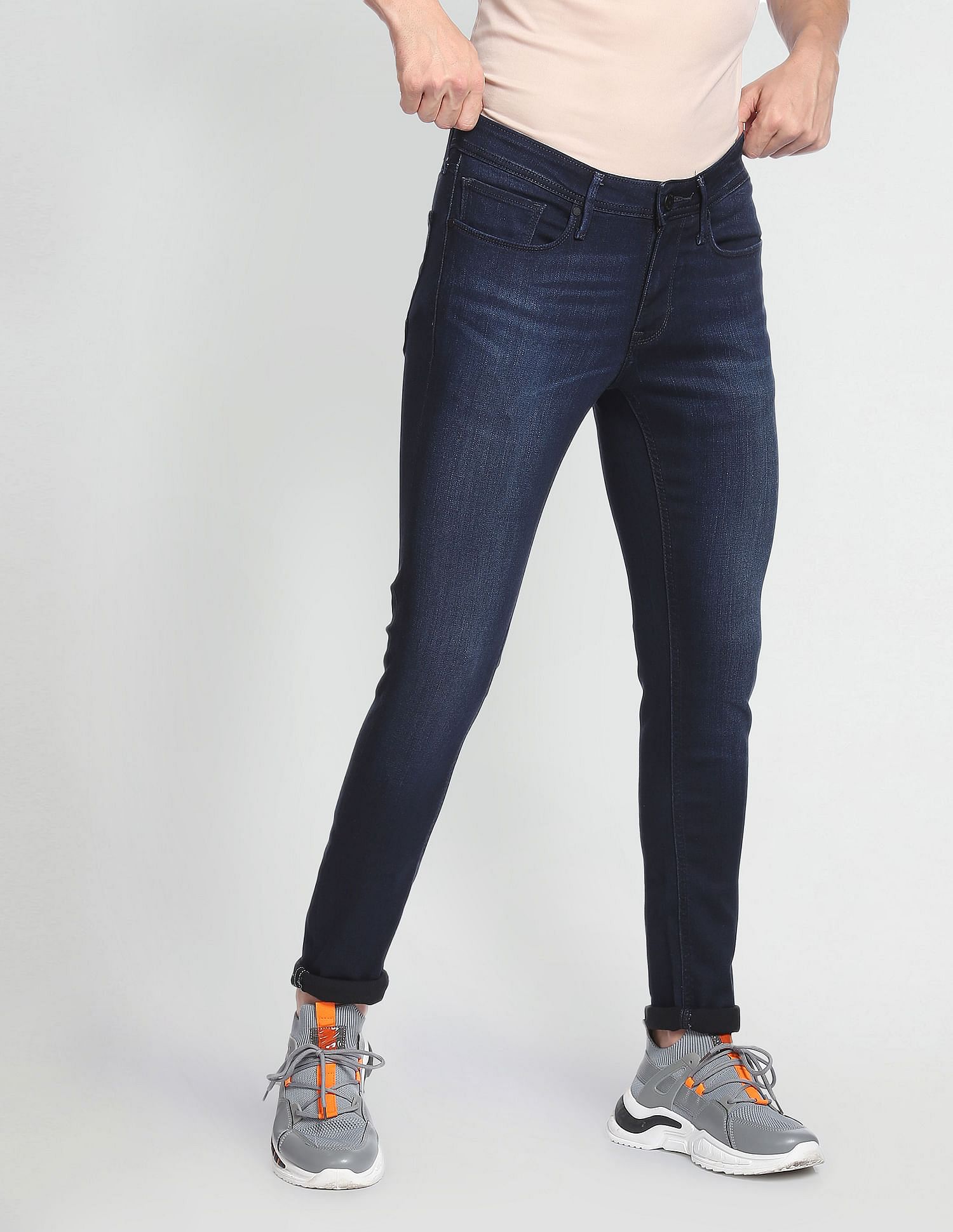 Flying Machine Jackson Skinny Fit Stone Wash Luxe Jeans