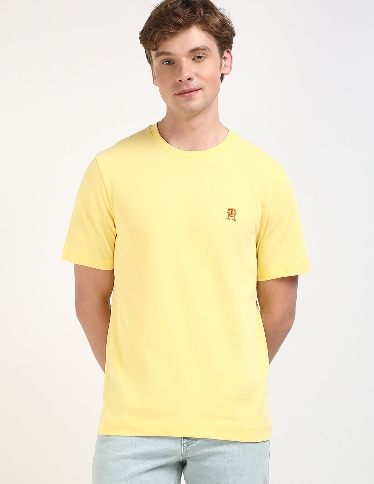 Tommy Hilfiger Solid Regular-Fit Cotton T-Shirt