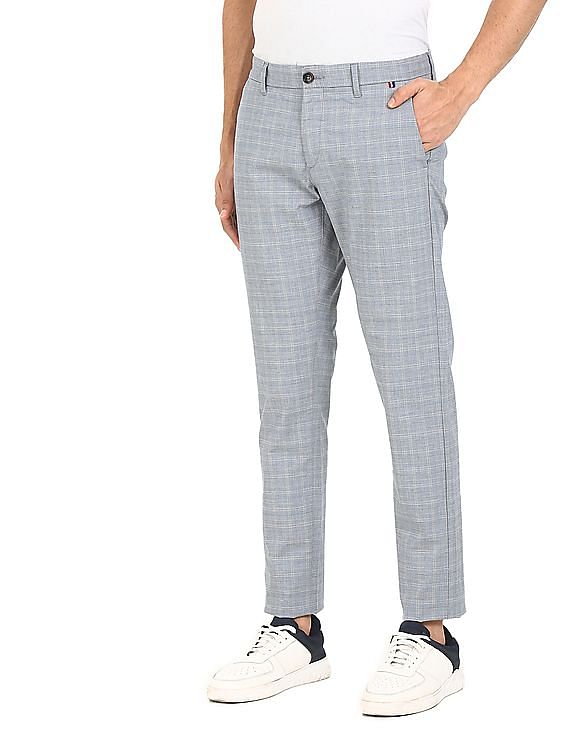 Buy U.S. Polo Assn. Mid Rise Solid Denver Trousers - NNNOW.com