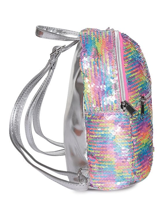 flip sequin mini backpack